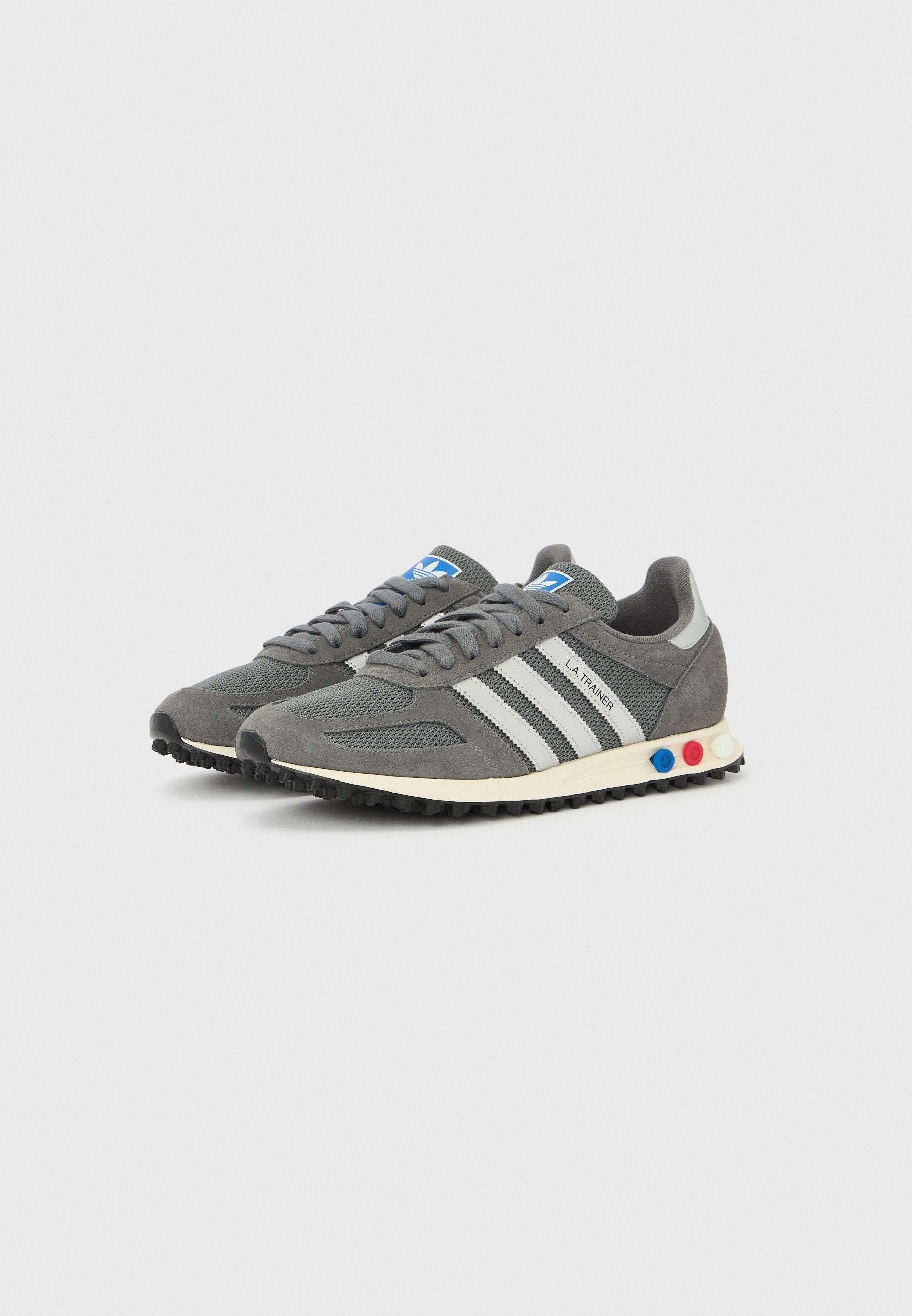 LA TRAINER OG UNISEX - Baskets basses - grey four/silver-coloured/off white