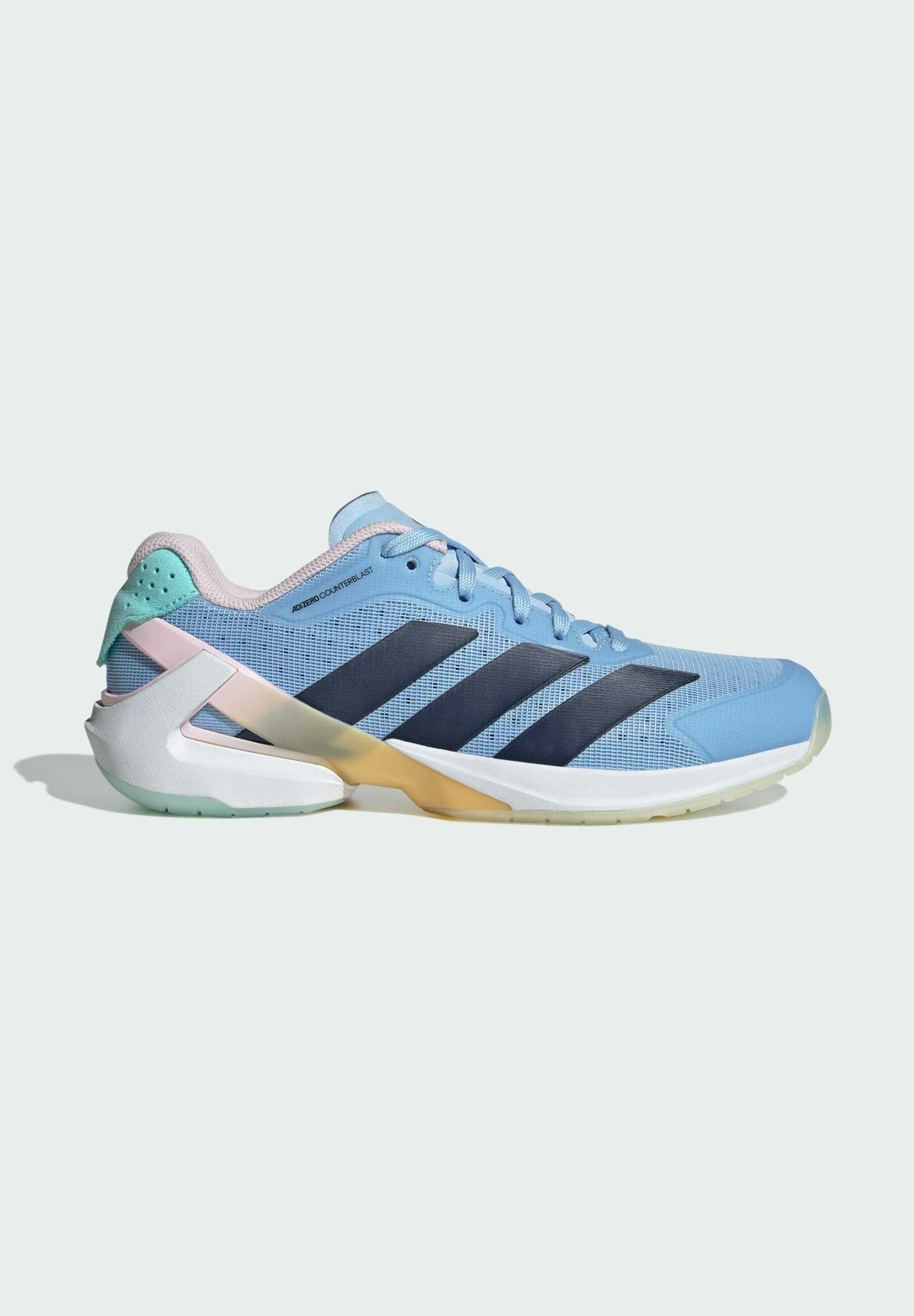 ADIDAS PERFORMANCE - Handball shoes - glow blue   shadow navy   clear pink