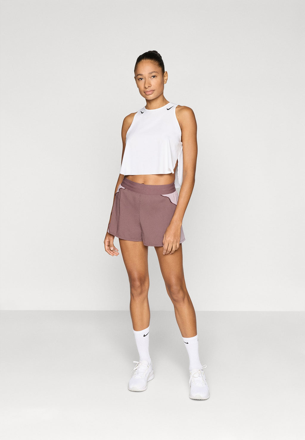 SWIFT SHORT - Sports shorts - tattoo/violet ore/burgundy crush/reflective silver-coloured
