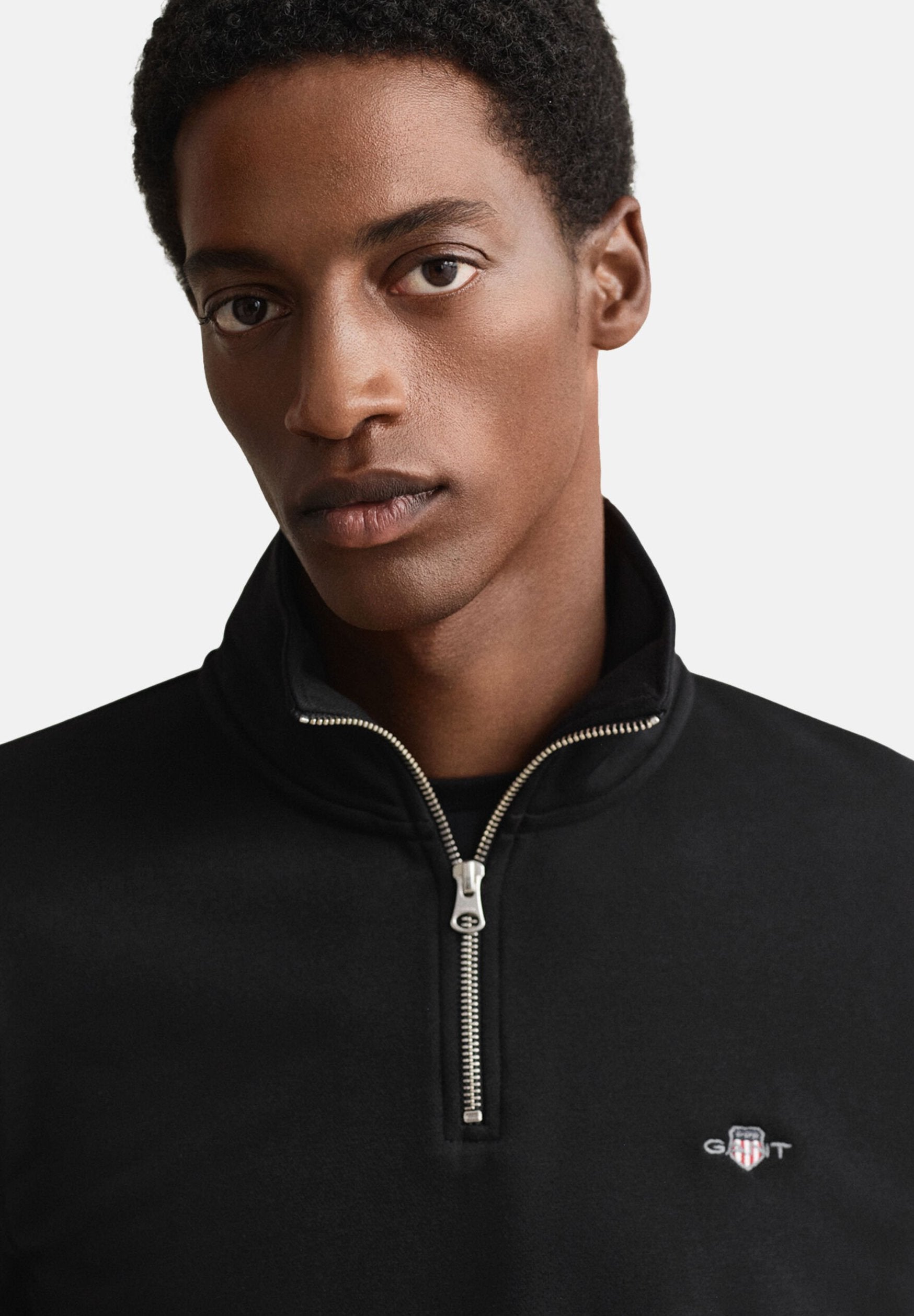 REG SHIELD HALF ZIP  - Sweatshirt - black