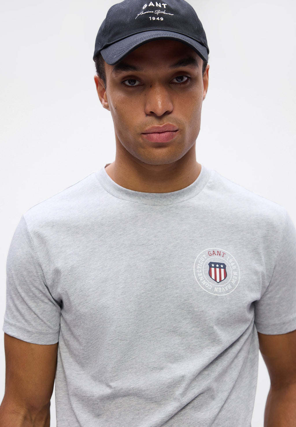 GRAPHIC  - Print T-shirt - grey melange