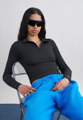 Long sleeved top - black