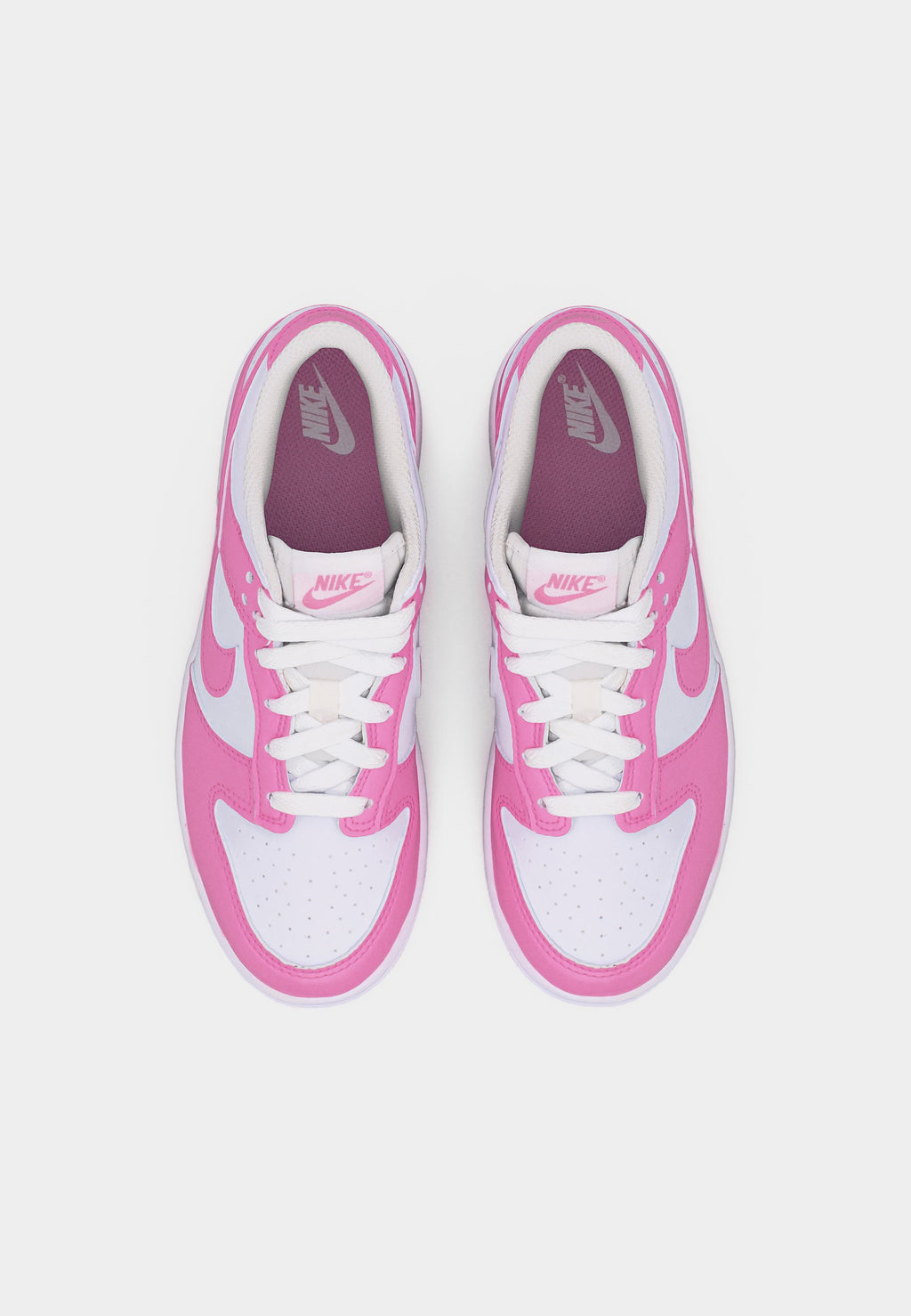 DUNK UNISEX - Baskets - white/pink rise