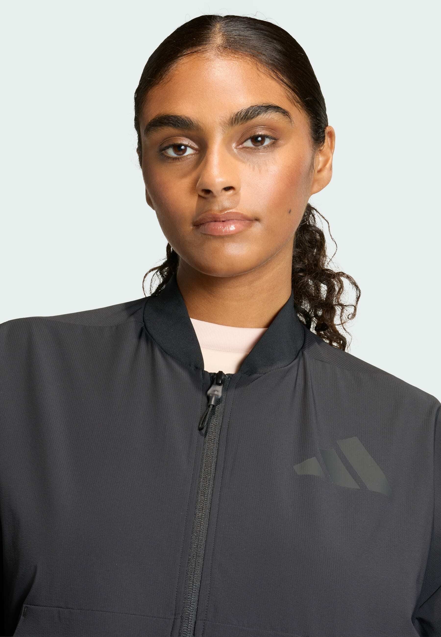 ADIDAS Z.N.E. WOVEN BOMBER - Training jacket - black