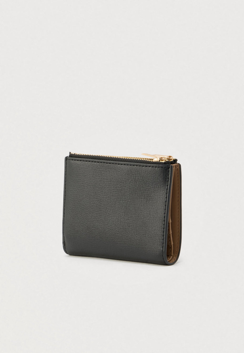 FOIL LOGO DBL ZIP CARDCASE - Wallet - black/toasted coconut