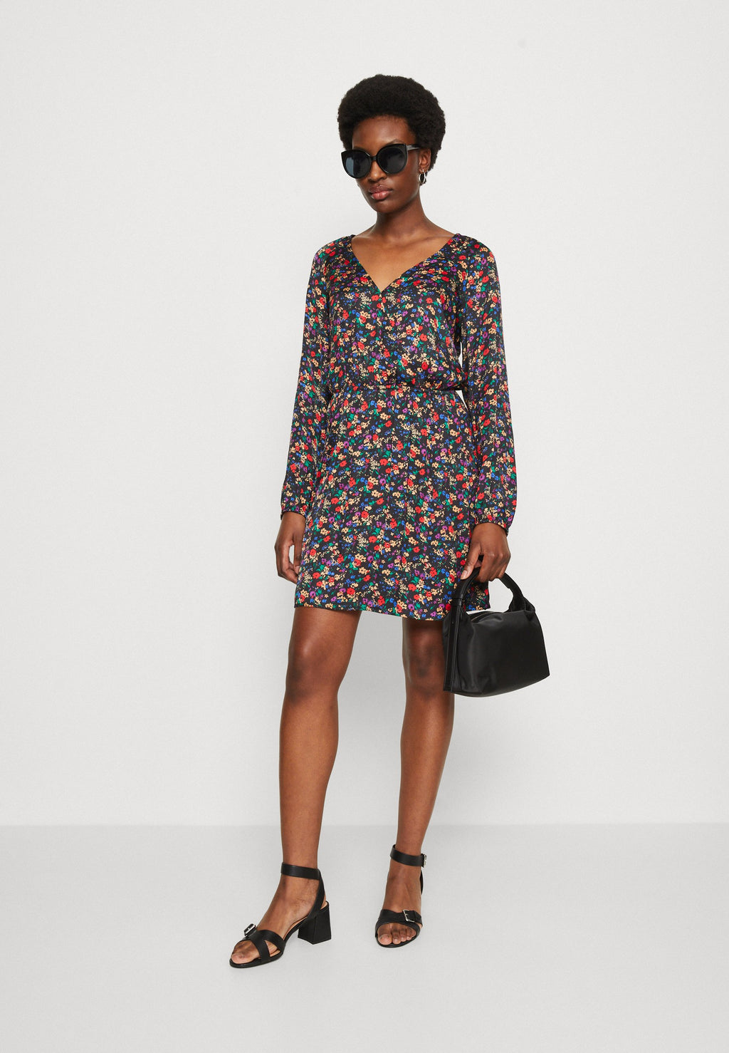 WRAP MINI DRESS - Day dress - celebration floral