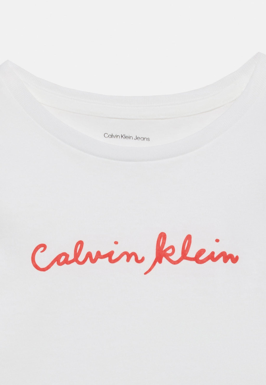 SCRIPT LOGO SLIM - Print T-shirt - white