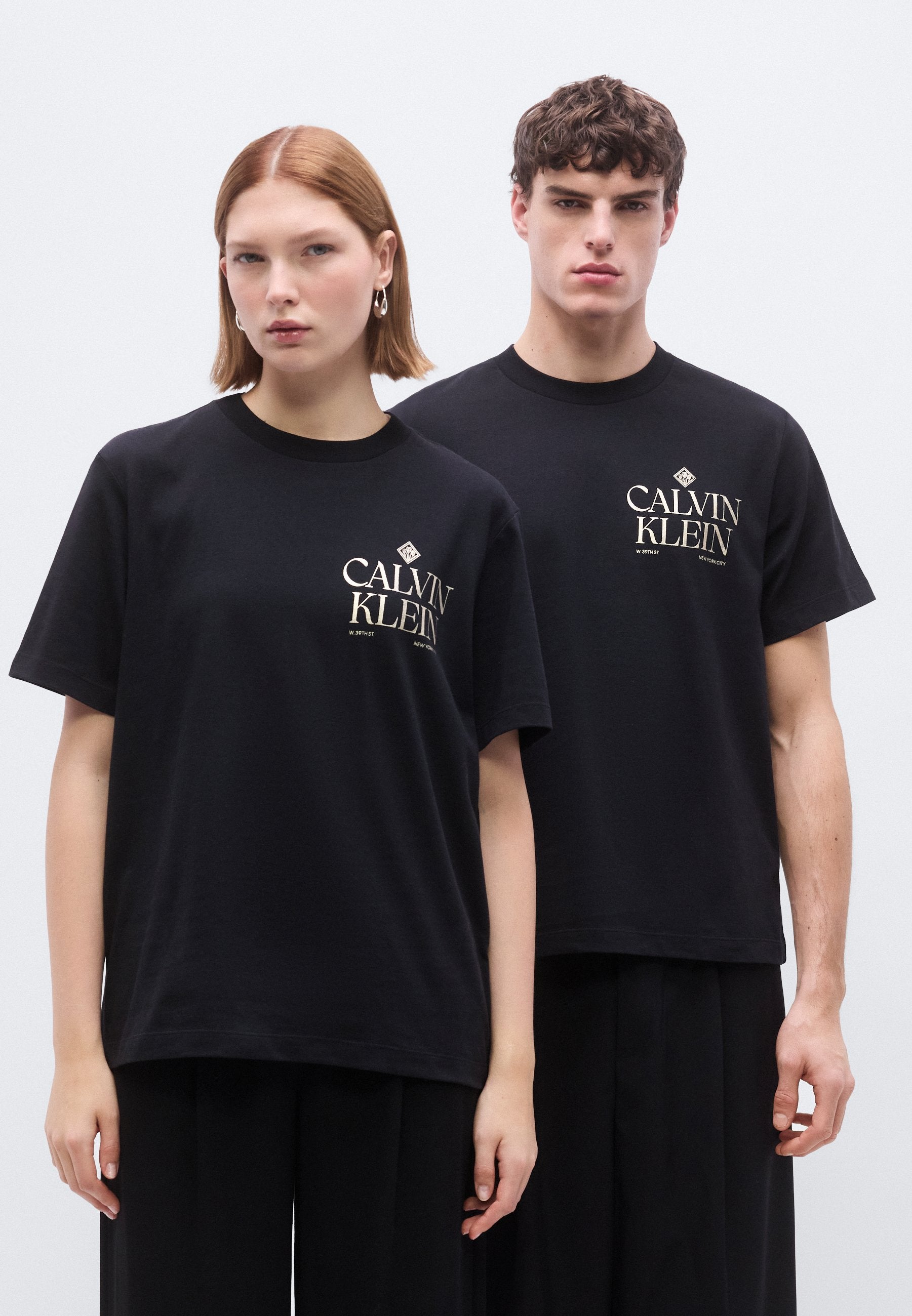 20S ROSES GRAPHIC TEE UNISEX - Print T-shirt - black