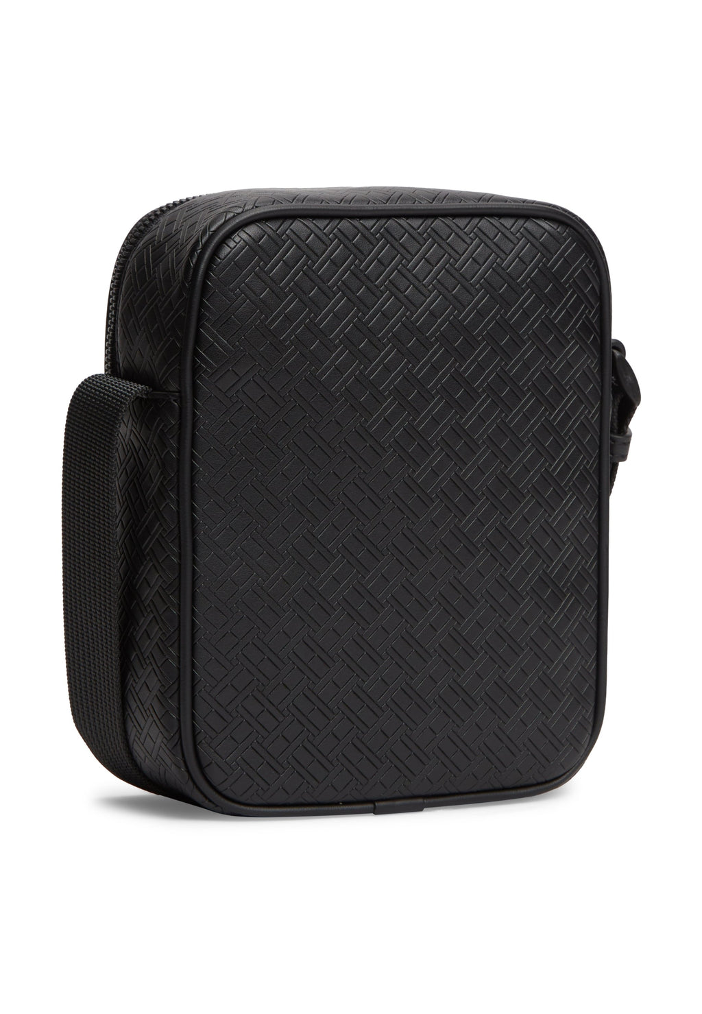 EMBOSSED FLAG CROSSBODY REPORTER BAG - Cross body bag - black
