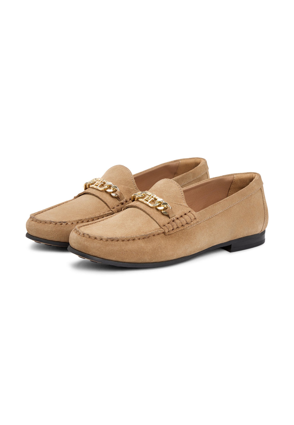 CHAIN PENNY  - Slip-ons - safari
