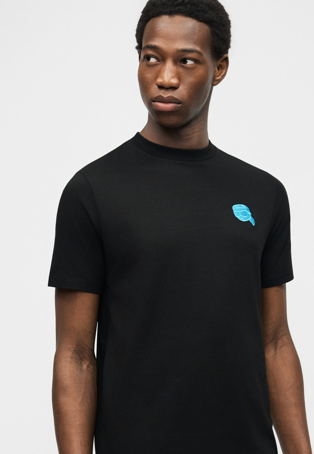CREW NECK - Basic T-shirt - black