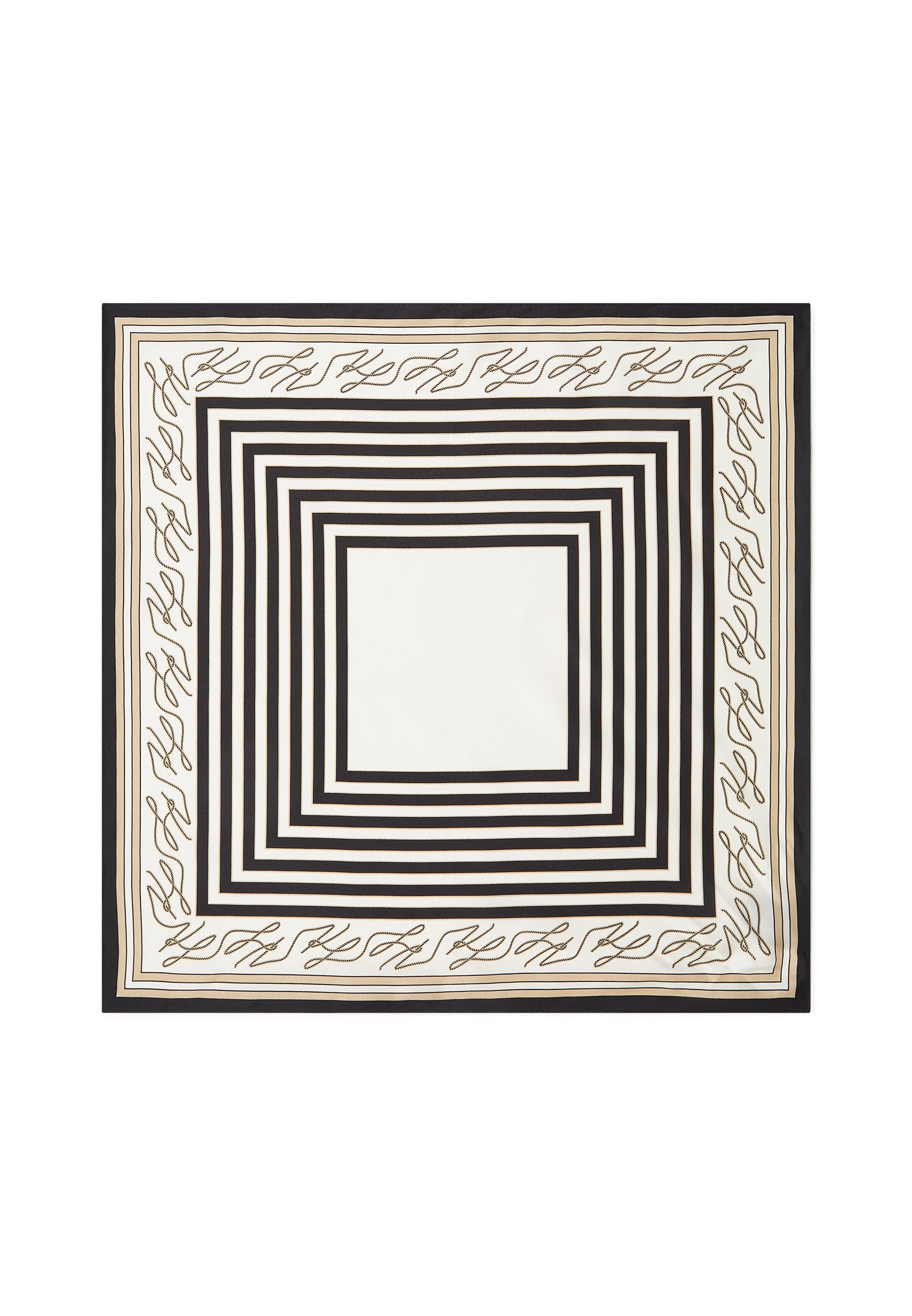 AUTOGRAPH - Foulard - cannoli cream/black