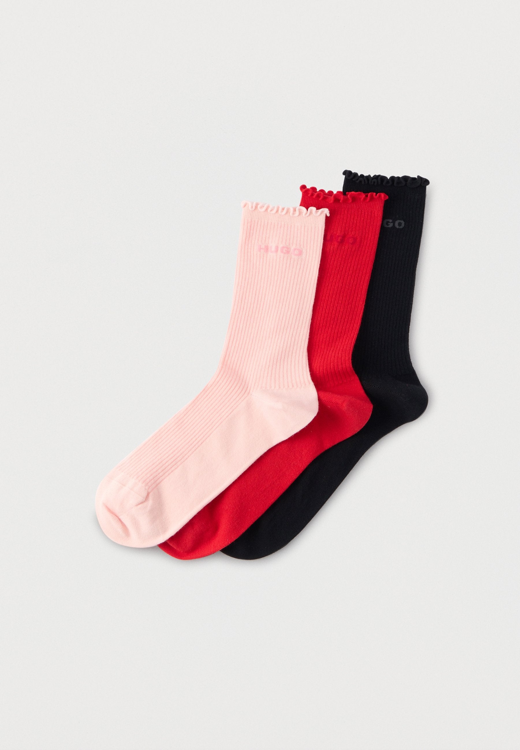 LETTUCE VALENTINE CAPSULE 3 PACK - Socks - red/pink/black