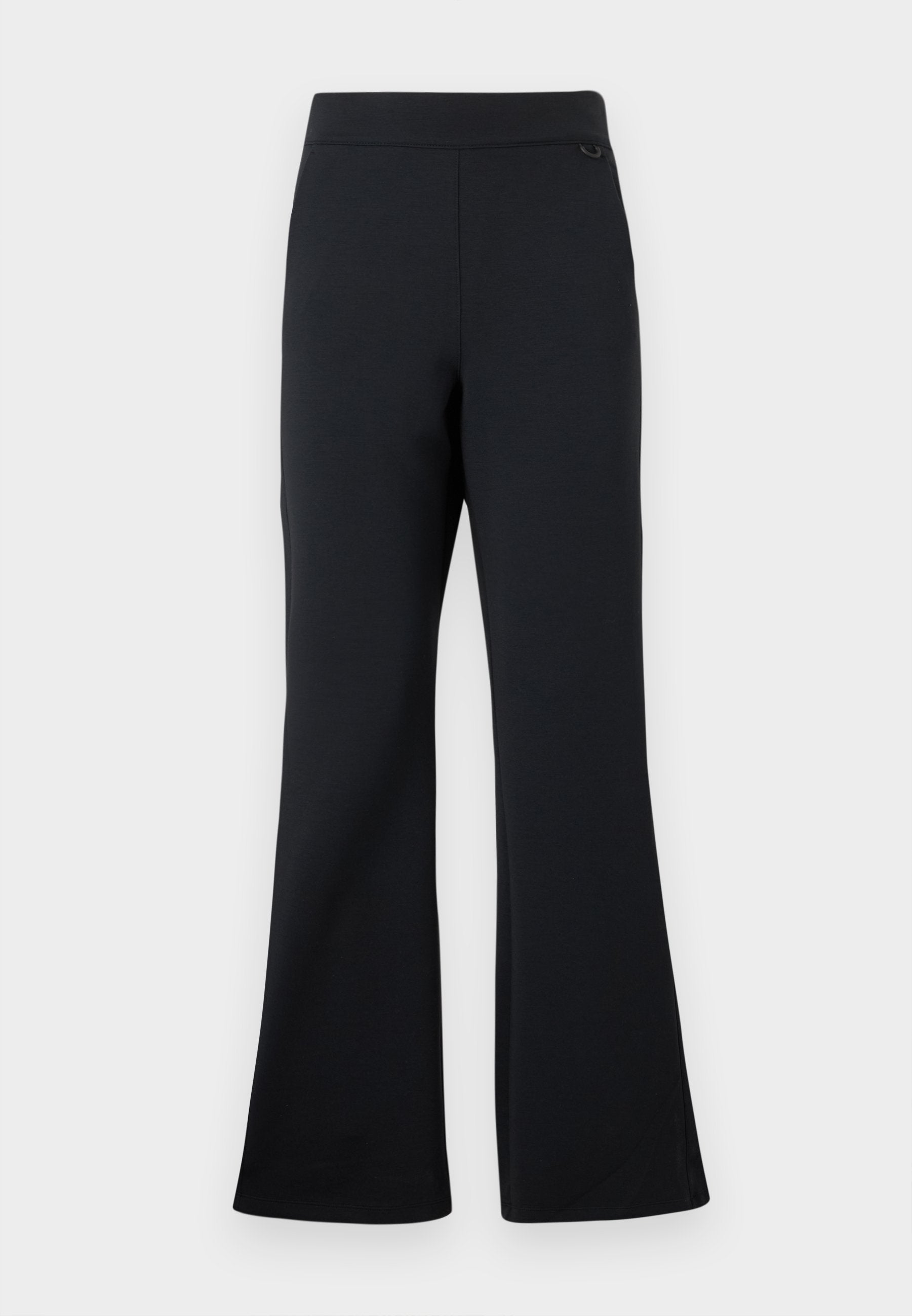 FLARE  - Tracksuit bottoms - black/dark smoke grey
