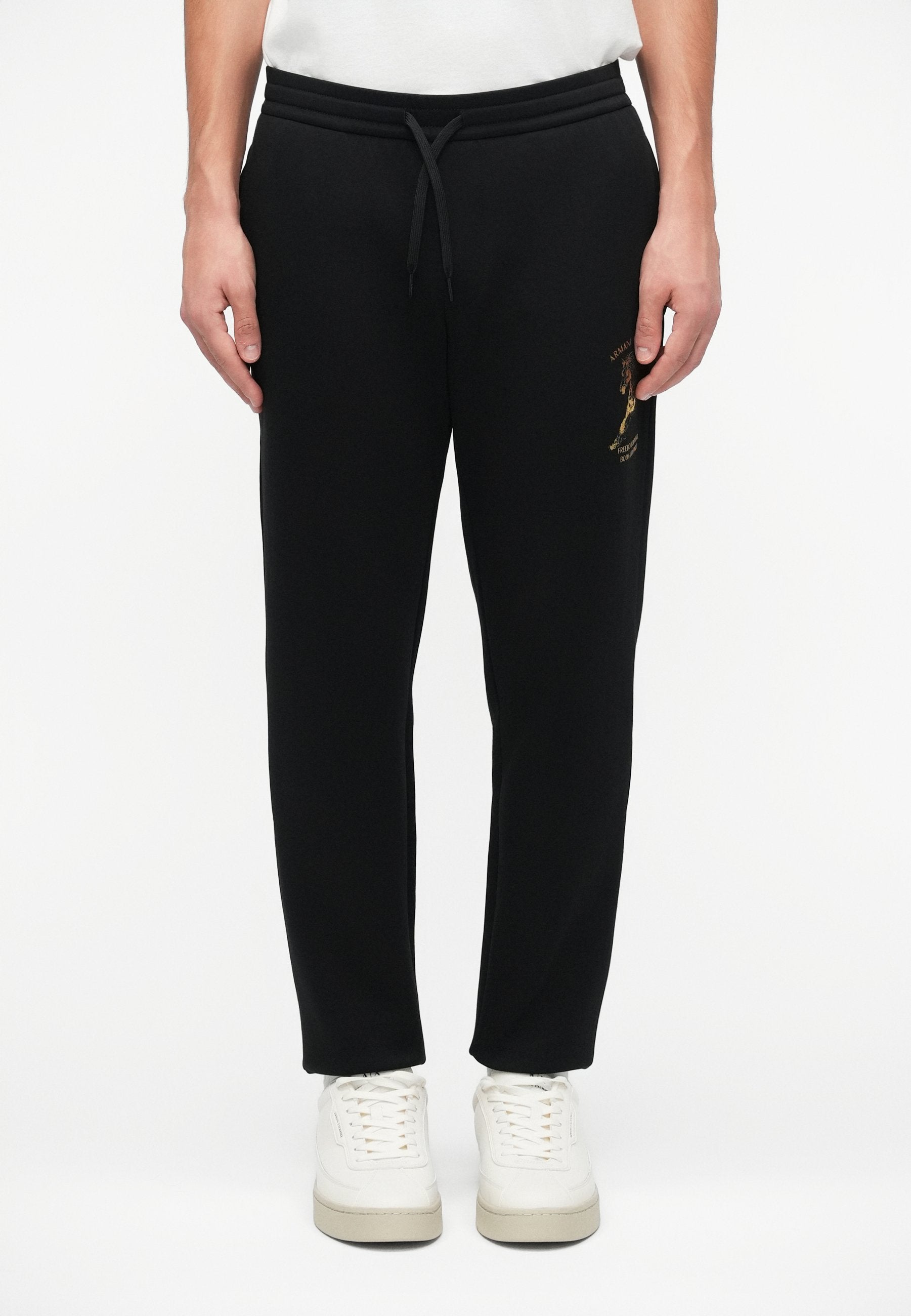 TROUSER UNISEX - Tracksuit bottoms - black