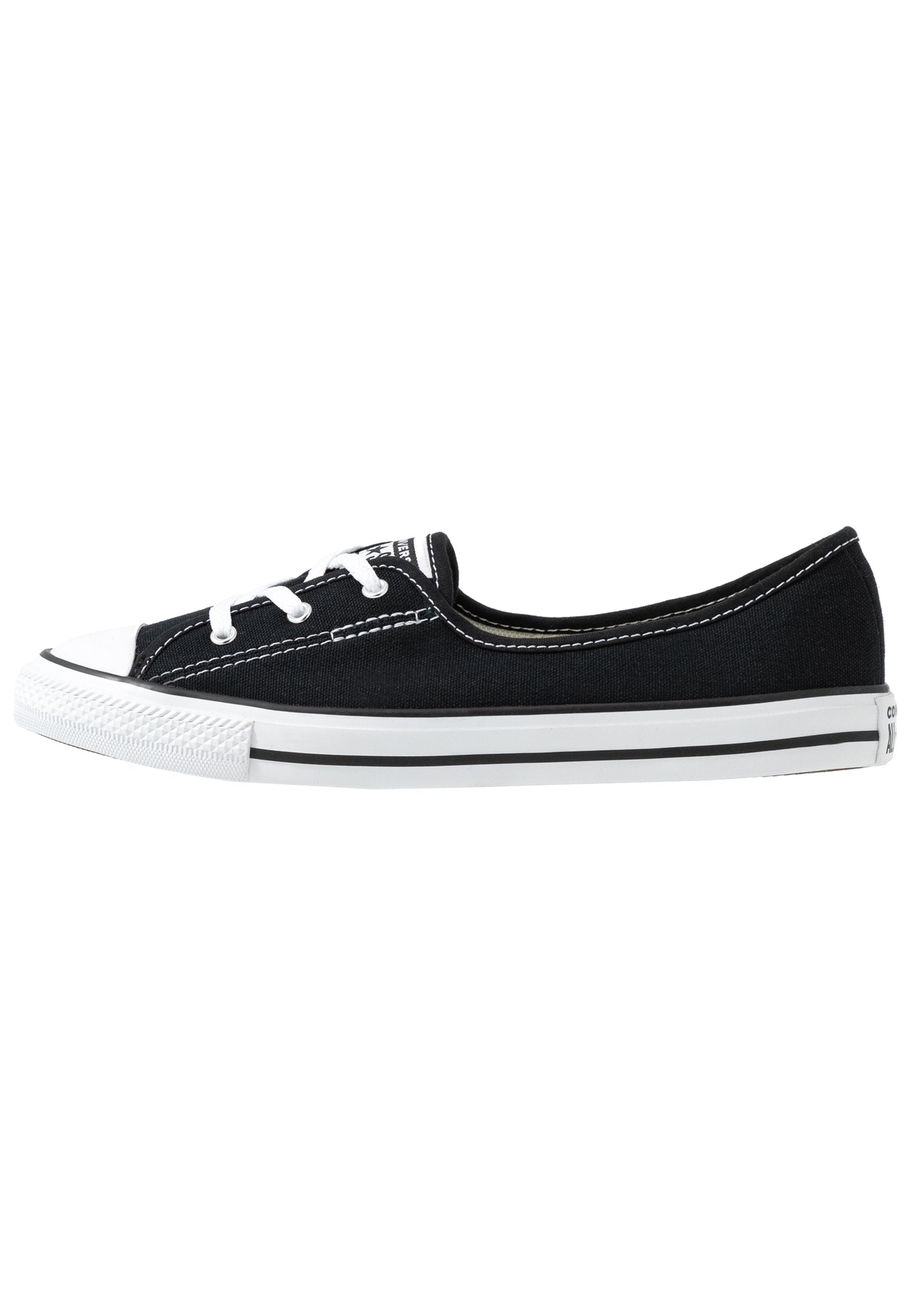 CHUCK TAYLOR ALL STAR BALLET LACE - Slip-ons - black/white