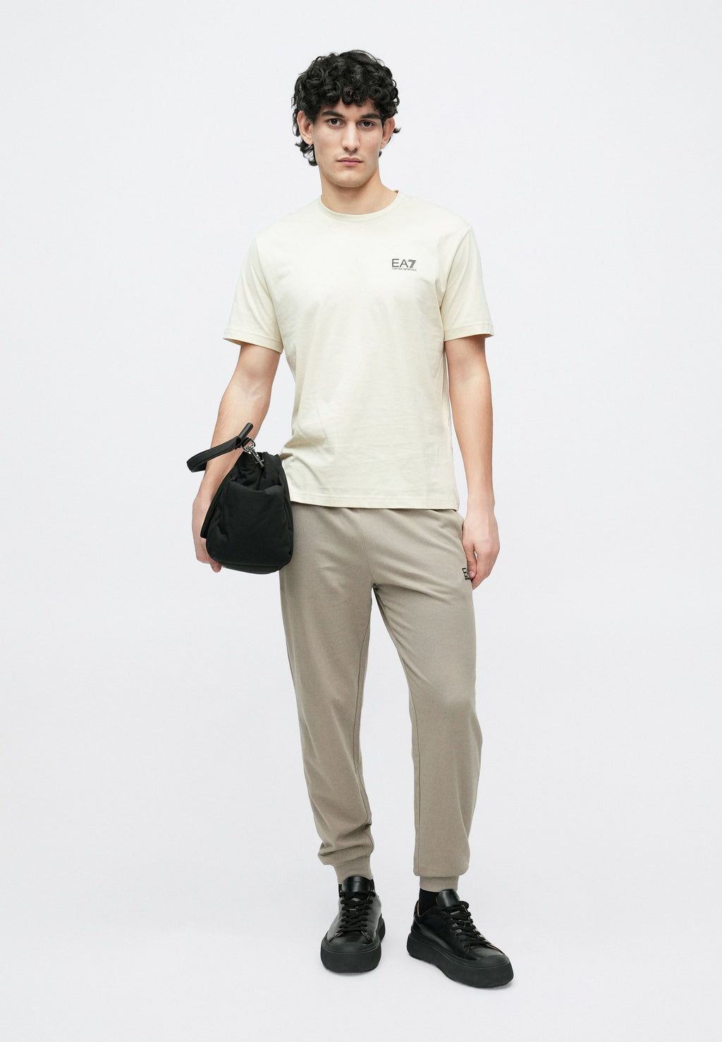 TRAIN LOGO SERIES TEE EXTENDED LOGO  UNISEX - Print T-shirt - fog