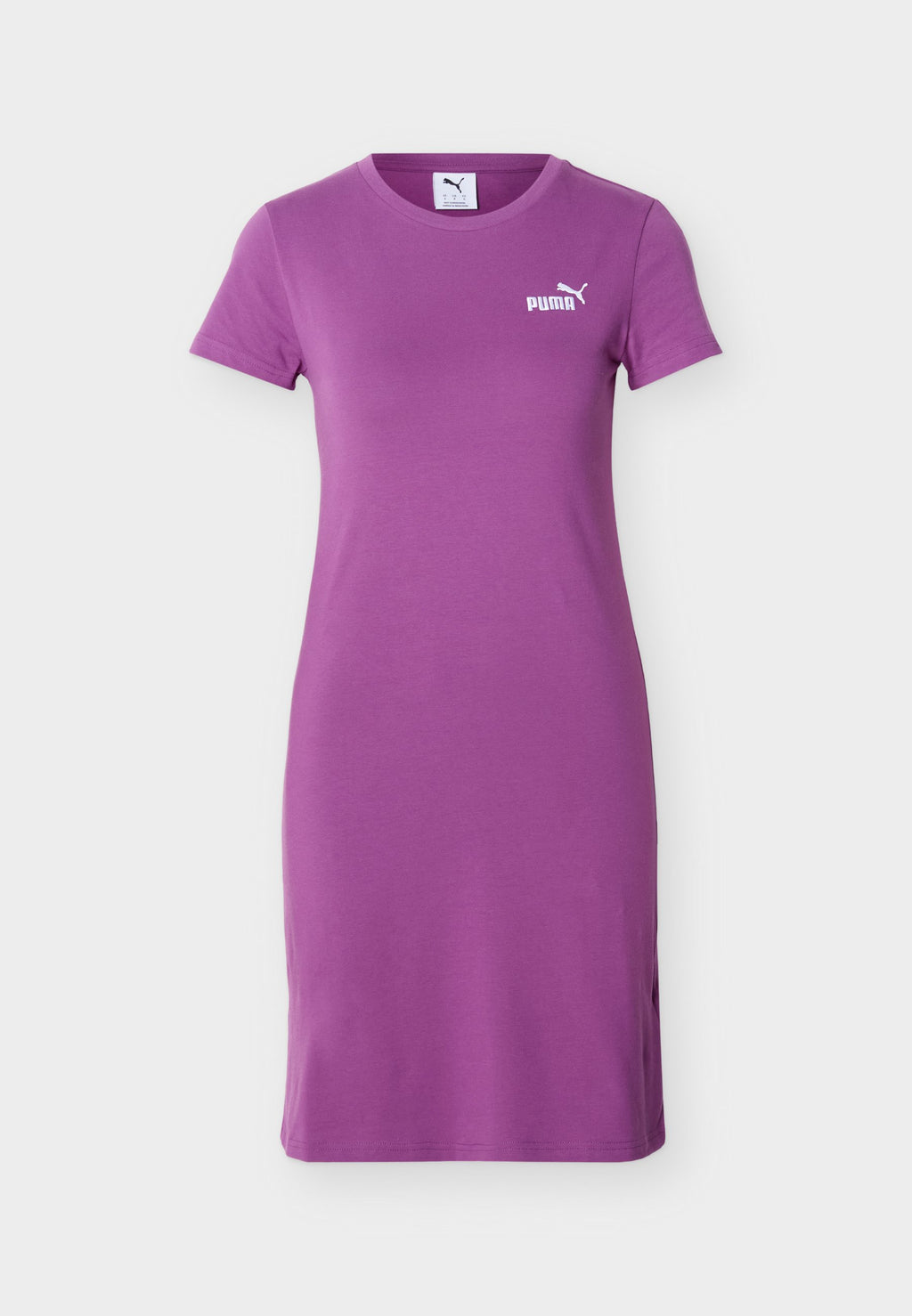 ESS SMALL NO. 1 LOGO SLIM - Jersey dress - plum wine