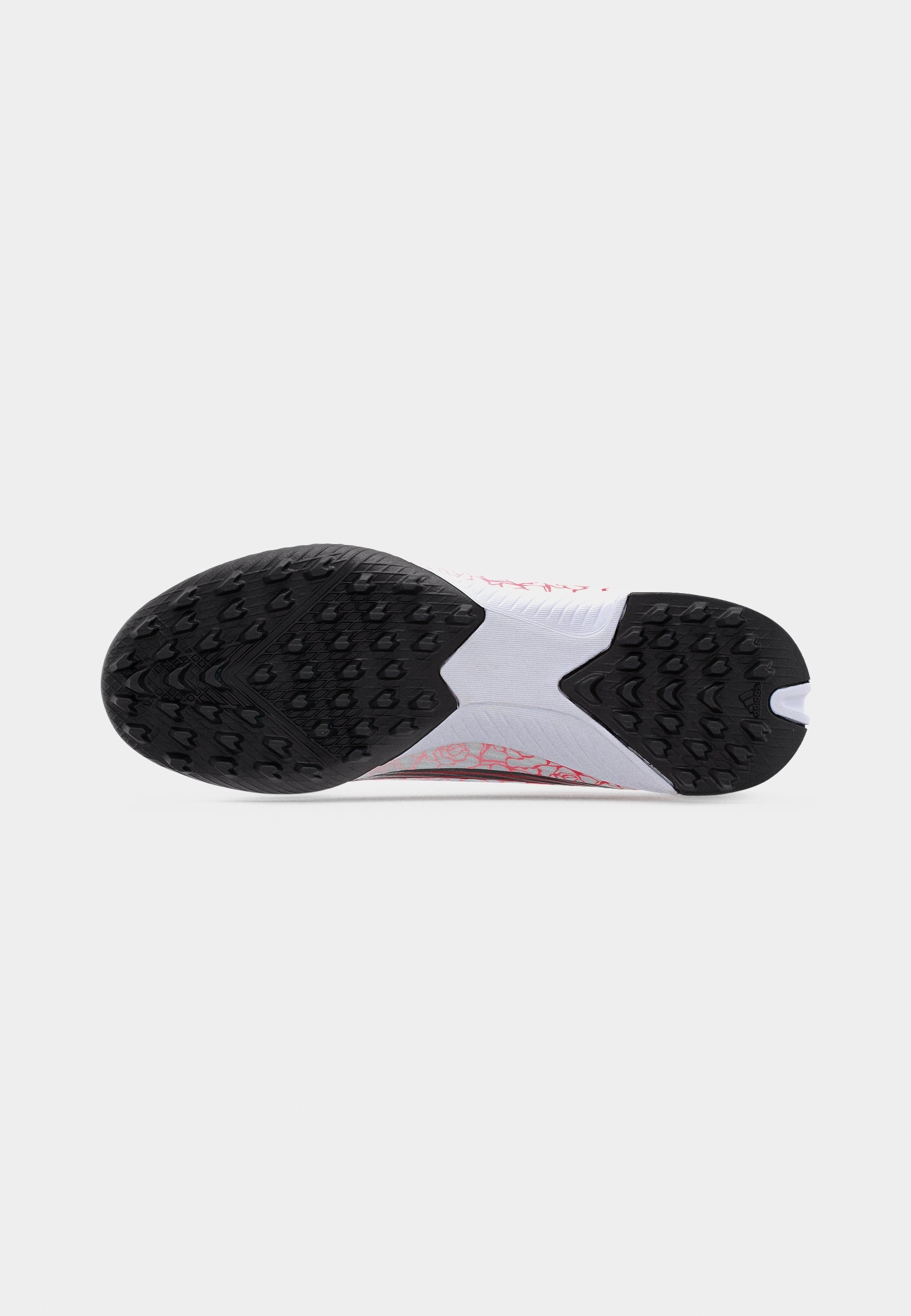 F50 ليغ لاسيليس تيرف كيدز UNISEX - أحذية كرة قدم عشب - أبيض/أسود أساسي/أحمر لامع