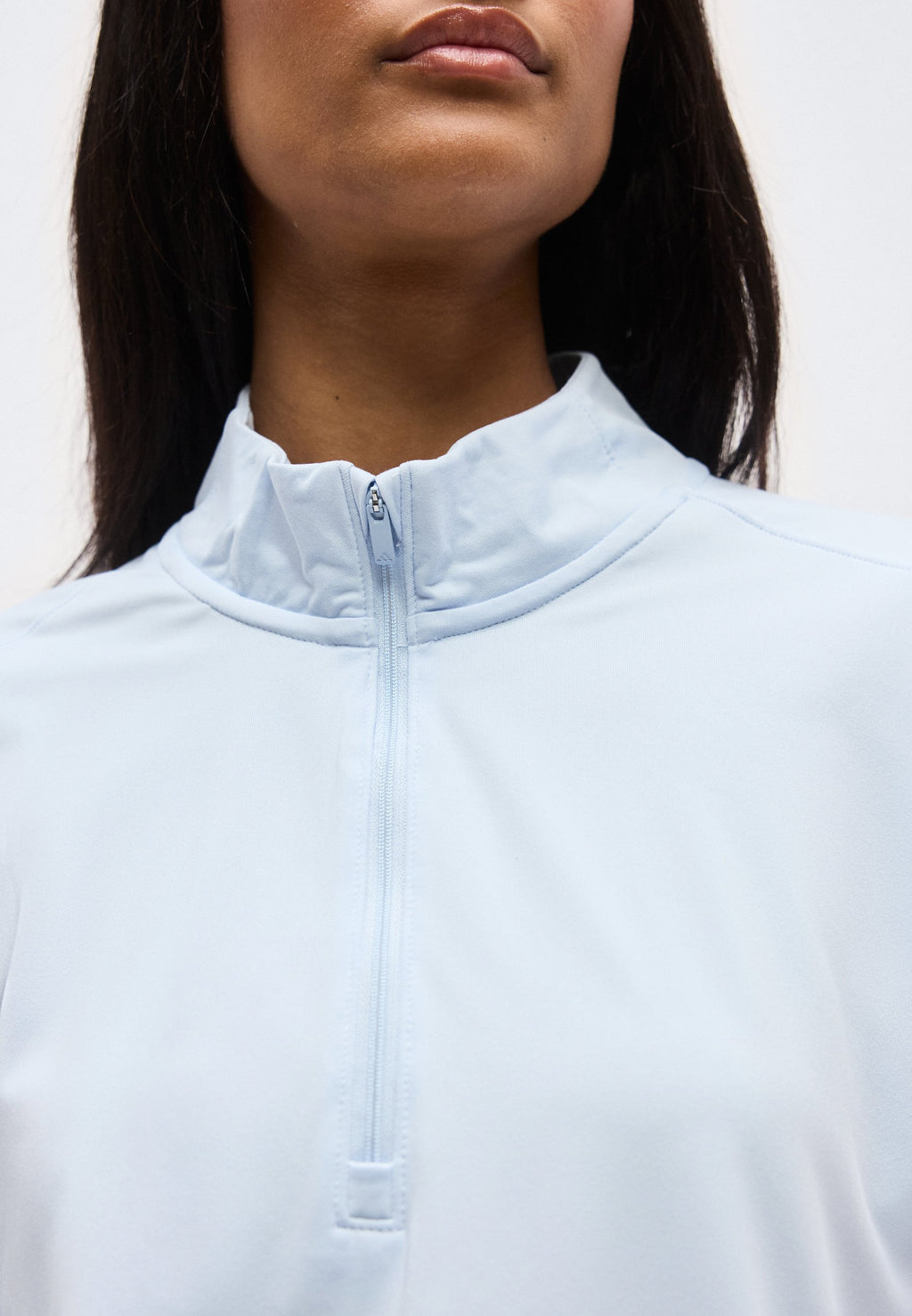 ULTIMATE365 QUARTER-ZIP LAYERING TOP - Sweatshirt - light blue