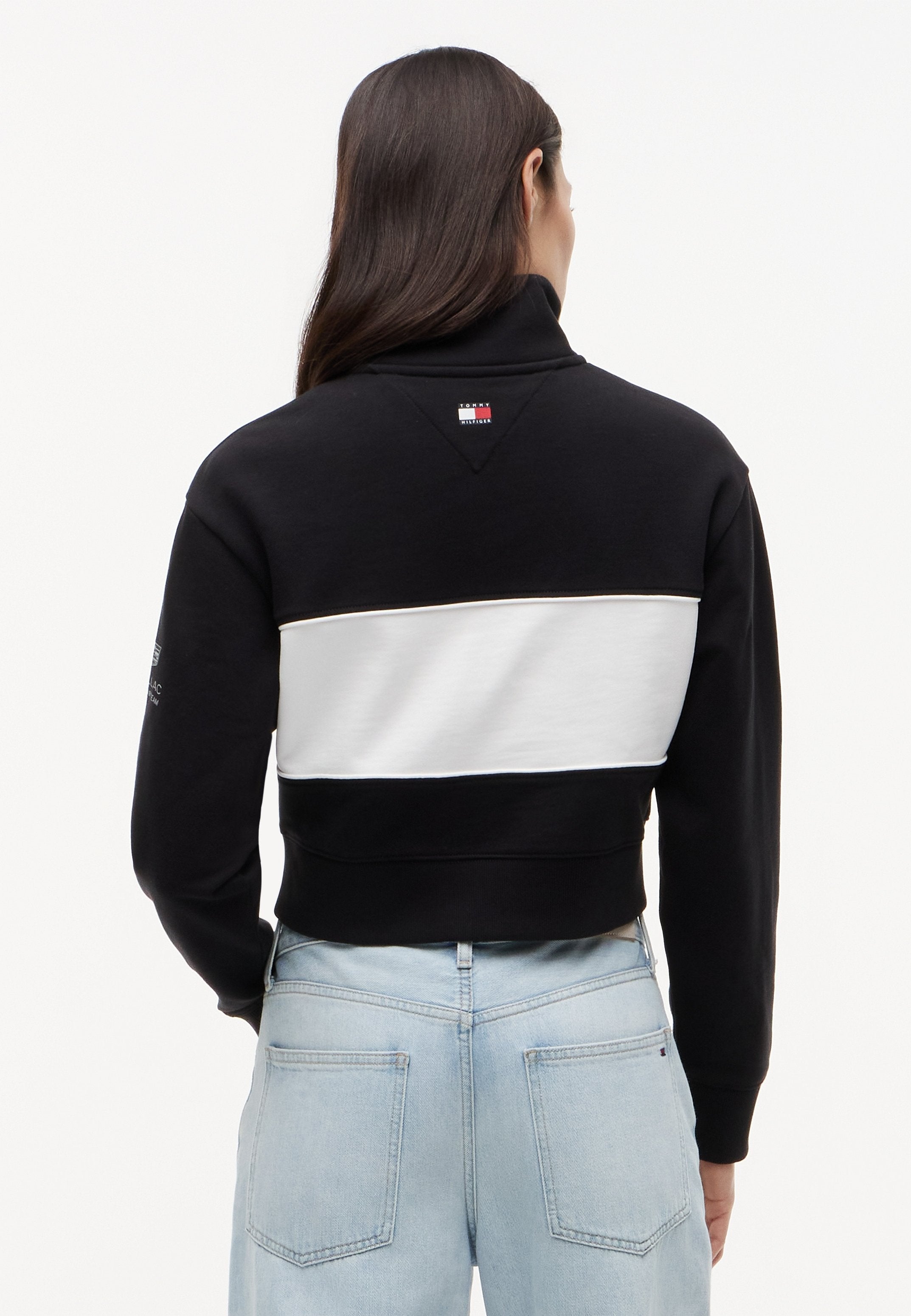 TH X CADILLAC FORMULE 1 TEAM HALF ZIP MIAMI - Sweat-shirt - black/stone grey/white