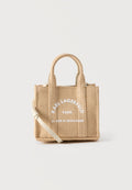 SQUARE TOTE - Handbag - natural