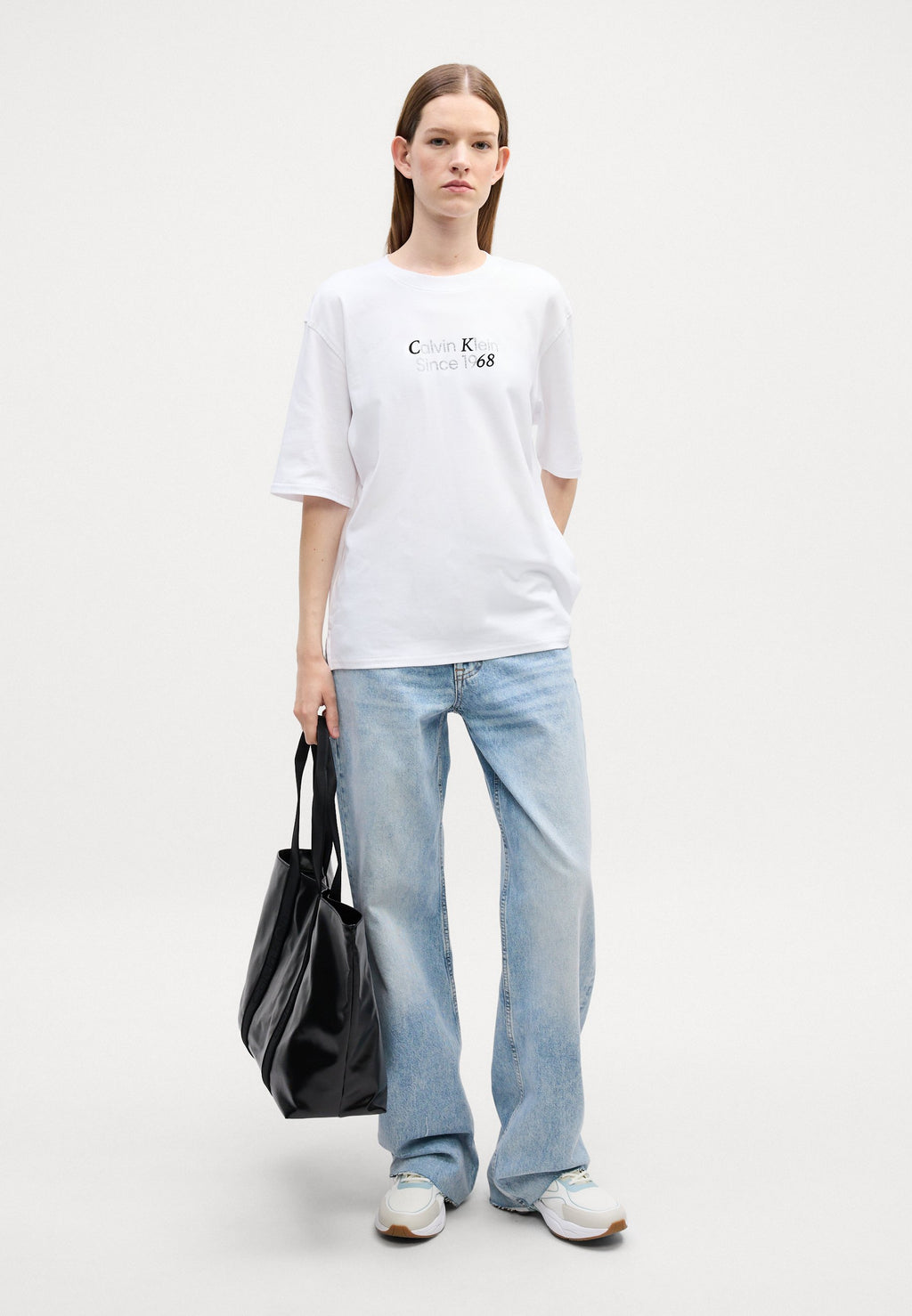 RELAXED INSIDE OUT - Print T-shirt - brilliant white