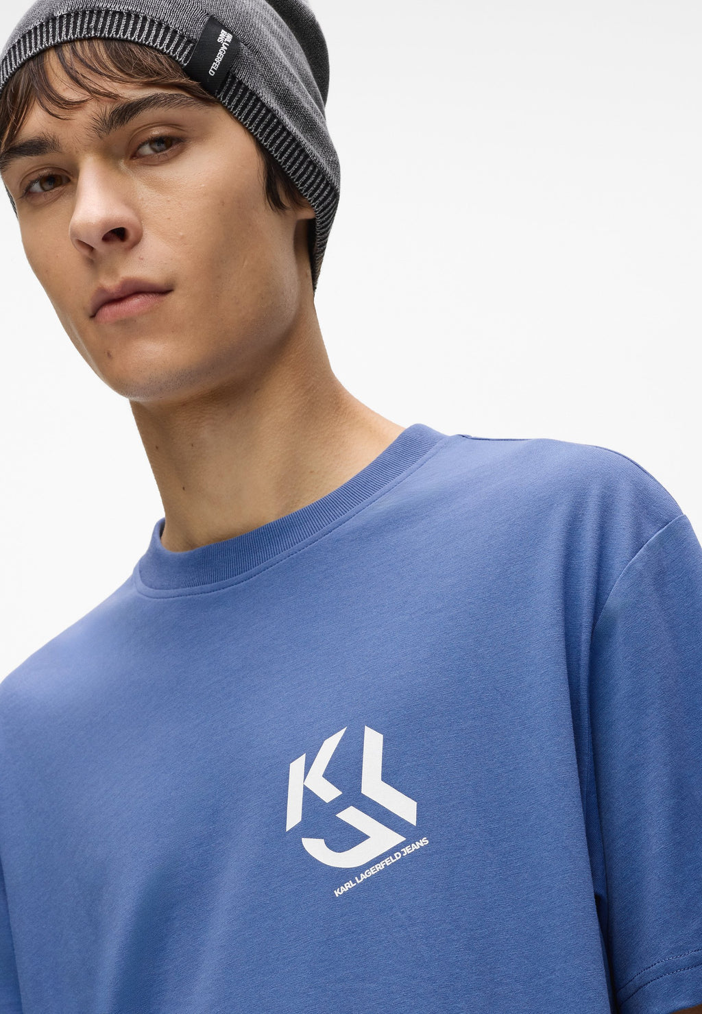 MONOGRAM - Print T-shirt - washed federal blue
