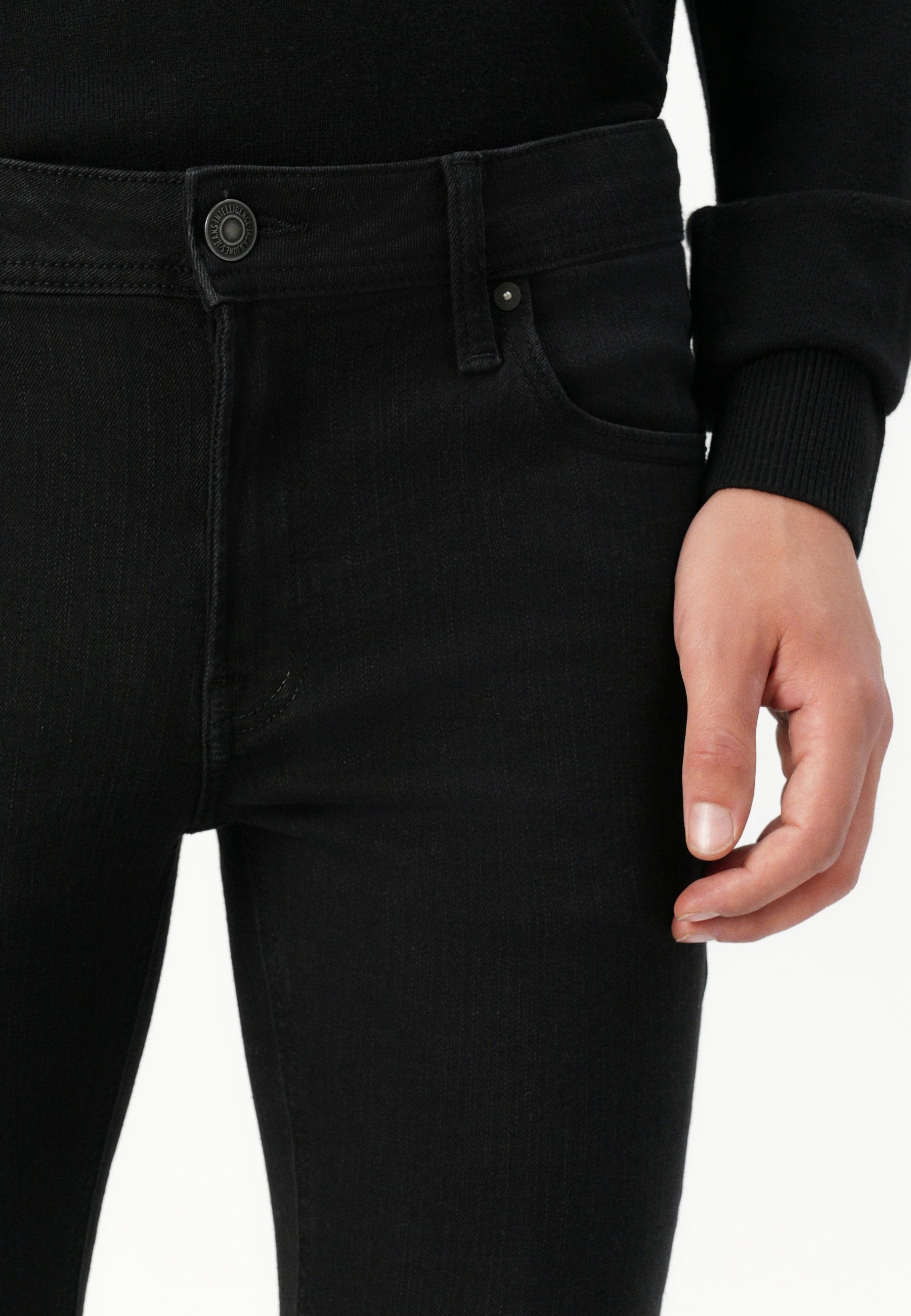 JJILIAM JJORIGINAL LOW RISE - Jeans Skinny Fit - black denim