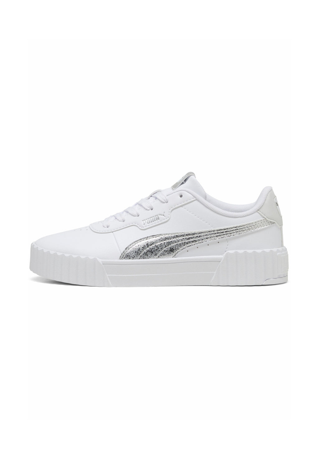 CARINA METALLIC WHISPER - Baskets basses - puma white/puma silver