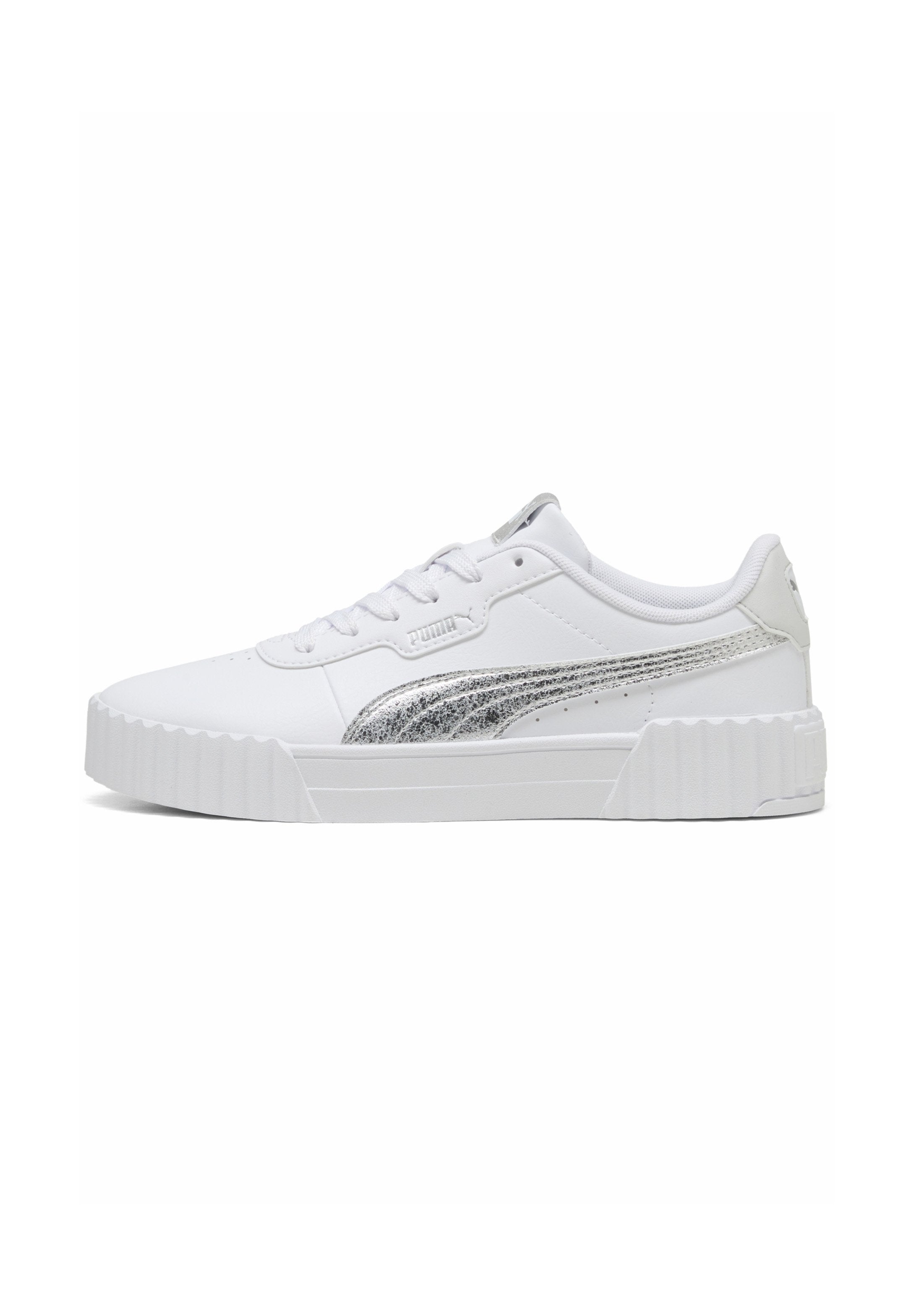 CARINA METALLIC WHISPER - Baskets basses - puma white/puma silver