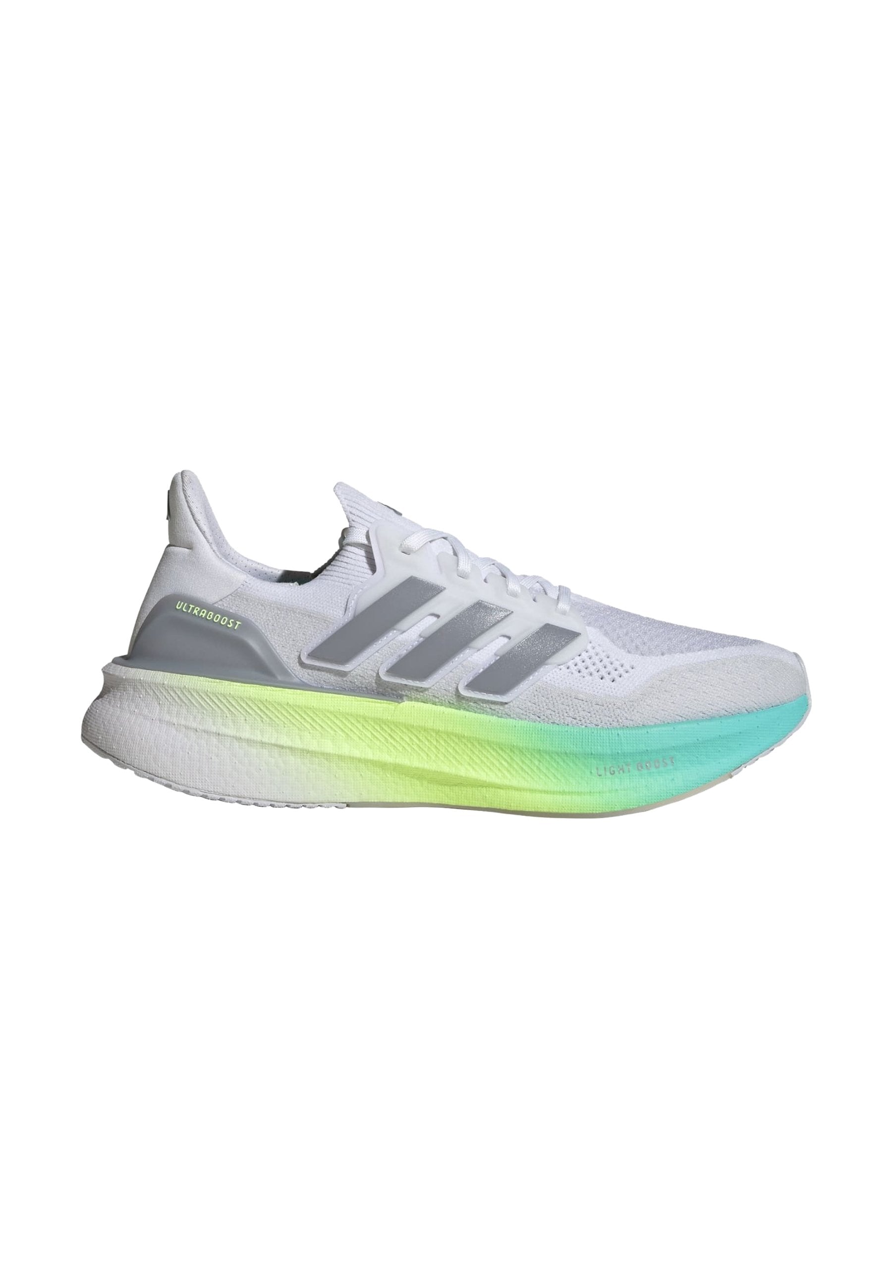 ULTRABOOST 5 - Road running shoes - cloud white   halo silver   flash aqua