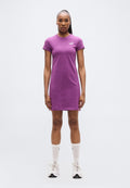 ESS SMALL NO. 1 LOGO SLIM - Jersey dress - plum wine