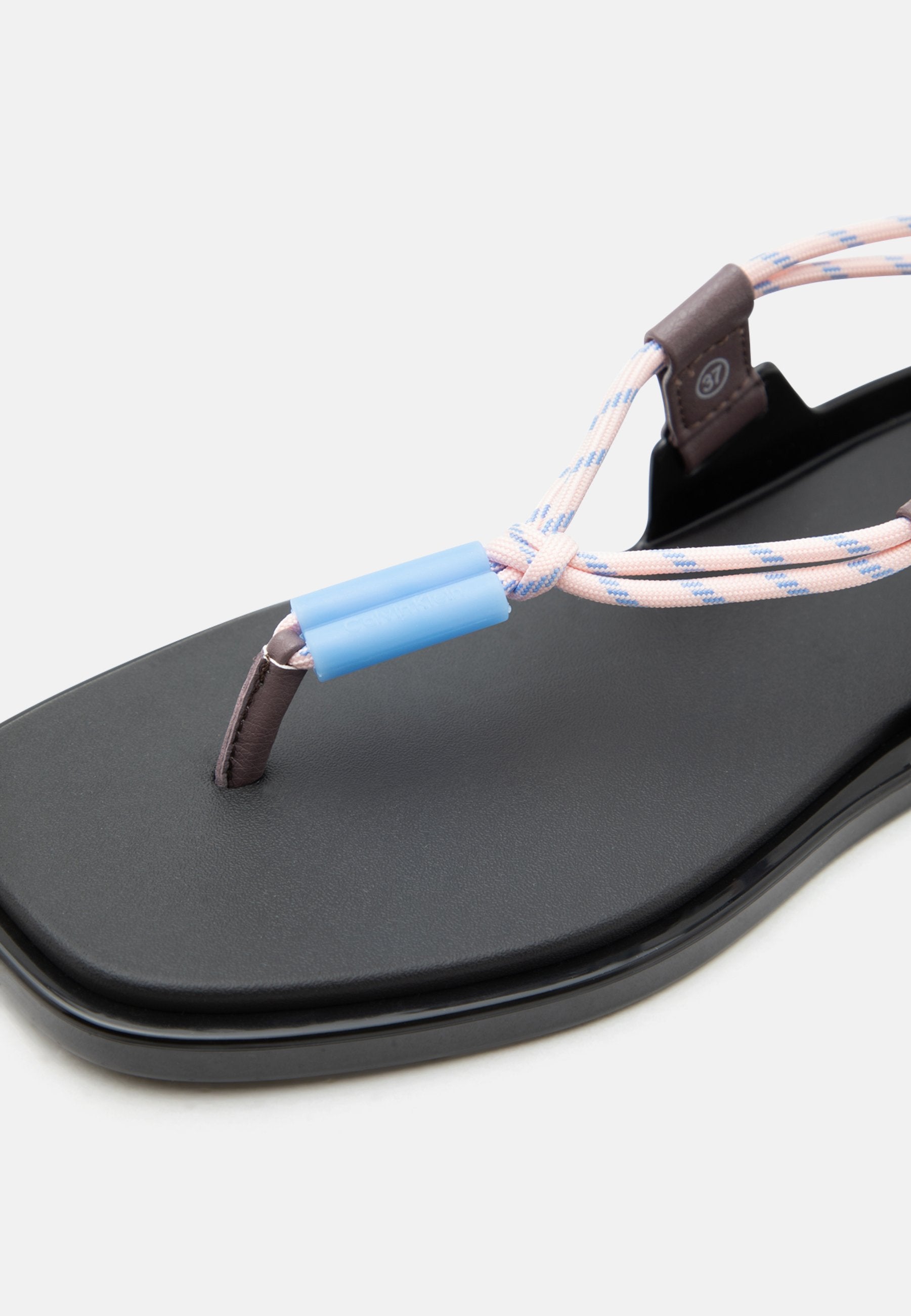 T-bar sandals - black/peppercorn/peach whip