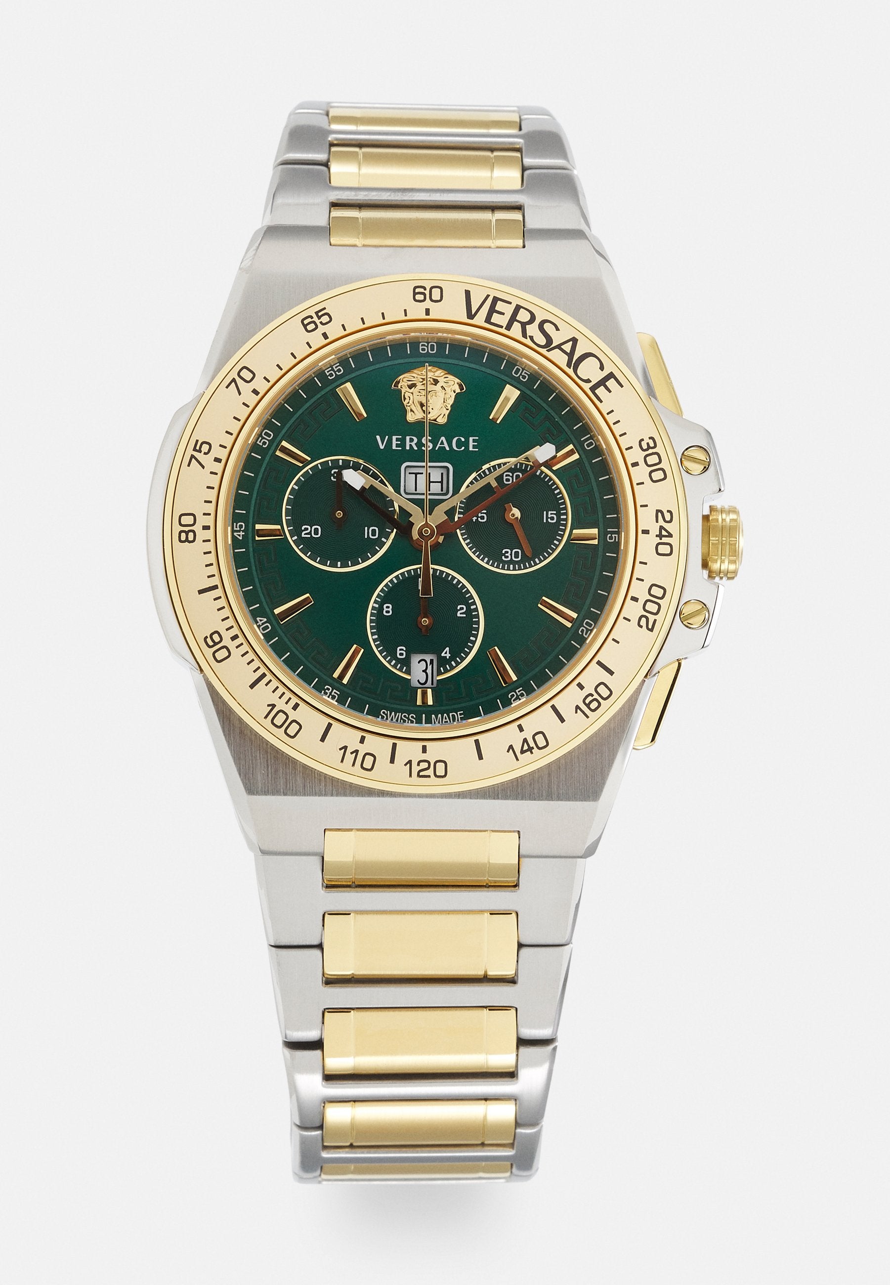 GRECA RACT.CHR (WC-7H) - Chronograph watch - two-tone/green