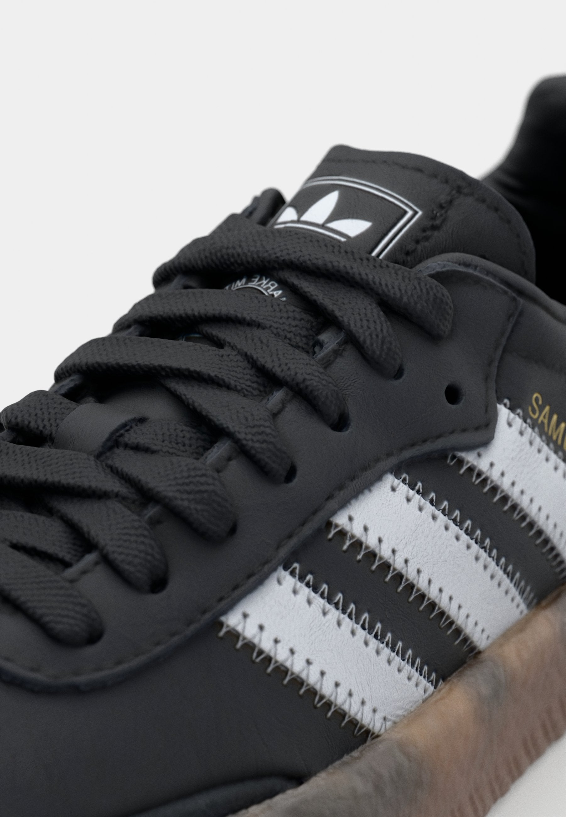 SAMBAE - Spor Ayakkabı - core black/footwear white/gold metallic