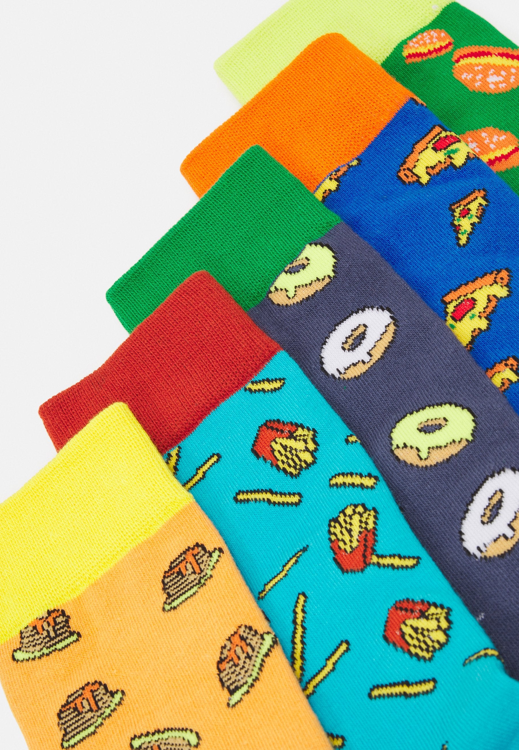 JACJUNKFOOD SOCKS 5 PACK - Socks - scuba blue