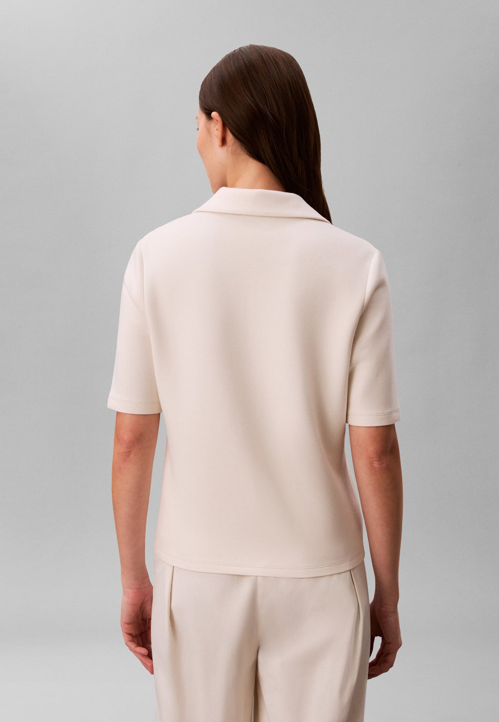 SPACER HALFZIP - Polo shirt - tofu
