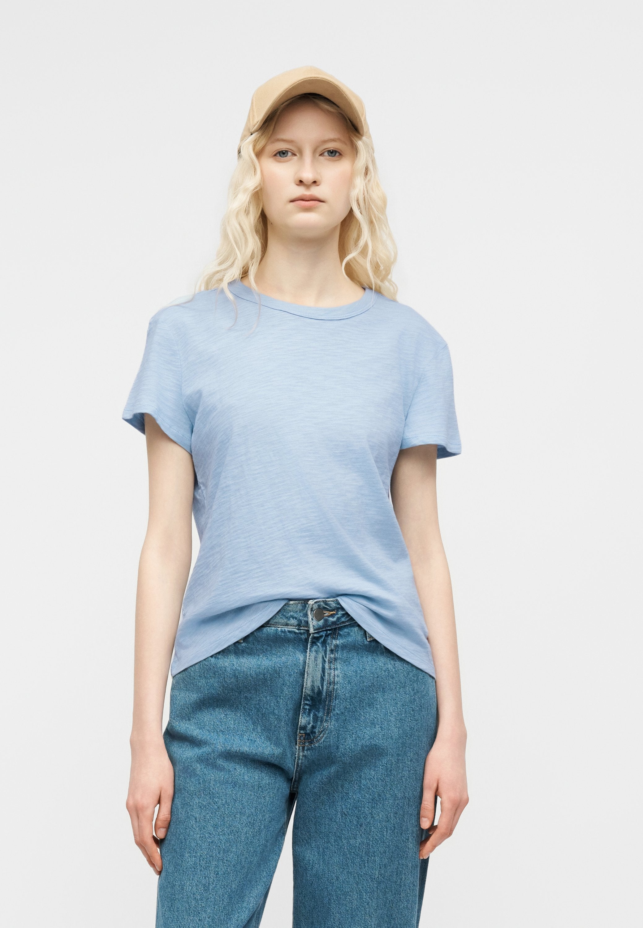 TEE - Basic T-shirt - sail blue