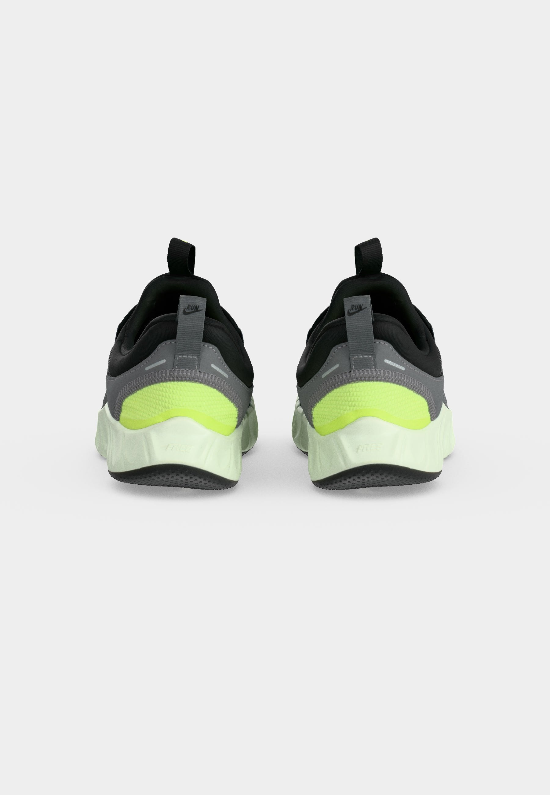 FREE RIDE UNISEX - Road running shoes - black/saffron quartz/pencil point/volt ice/volt tint