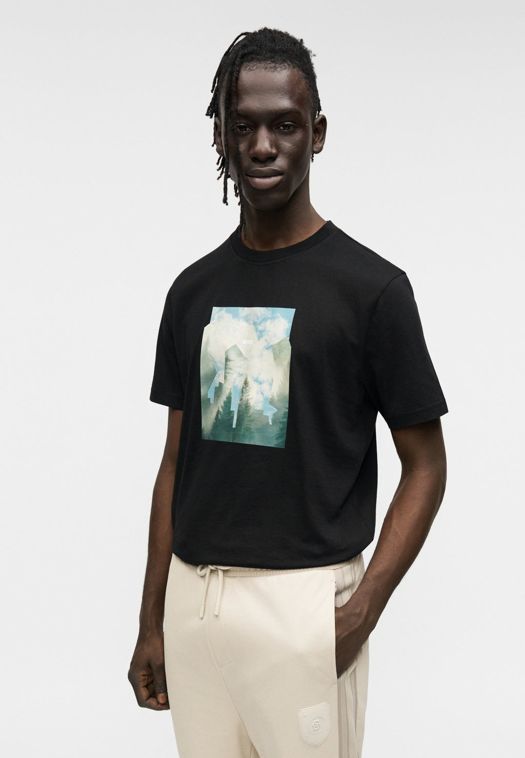 COVER - Print T-shirt - black