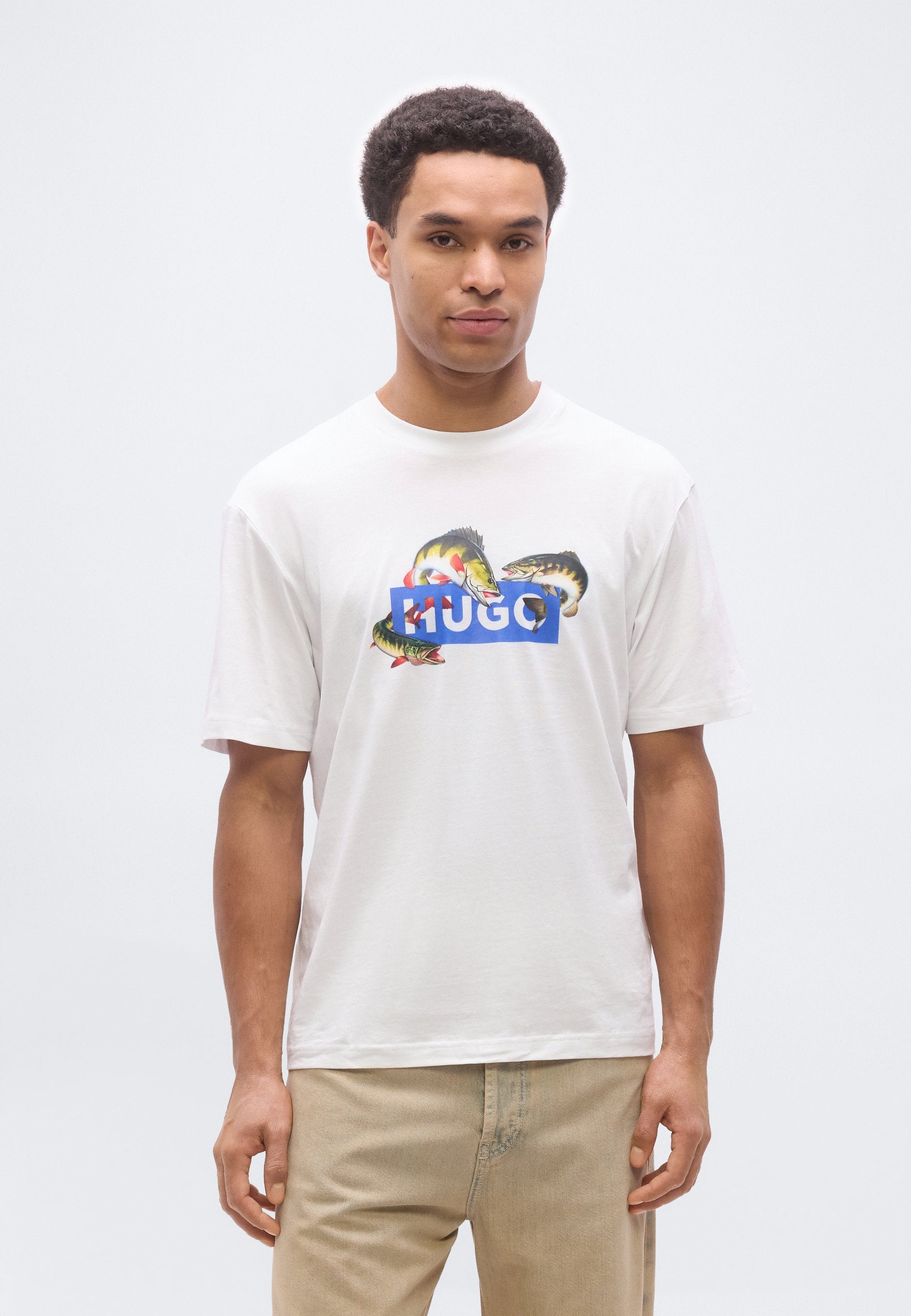 NALOTRIX - Print T-shirt - open white