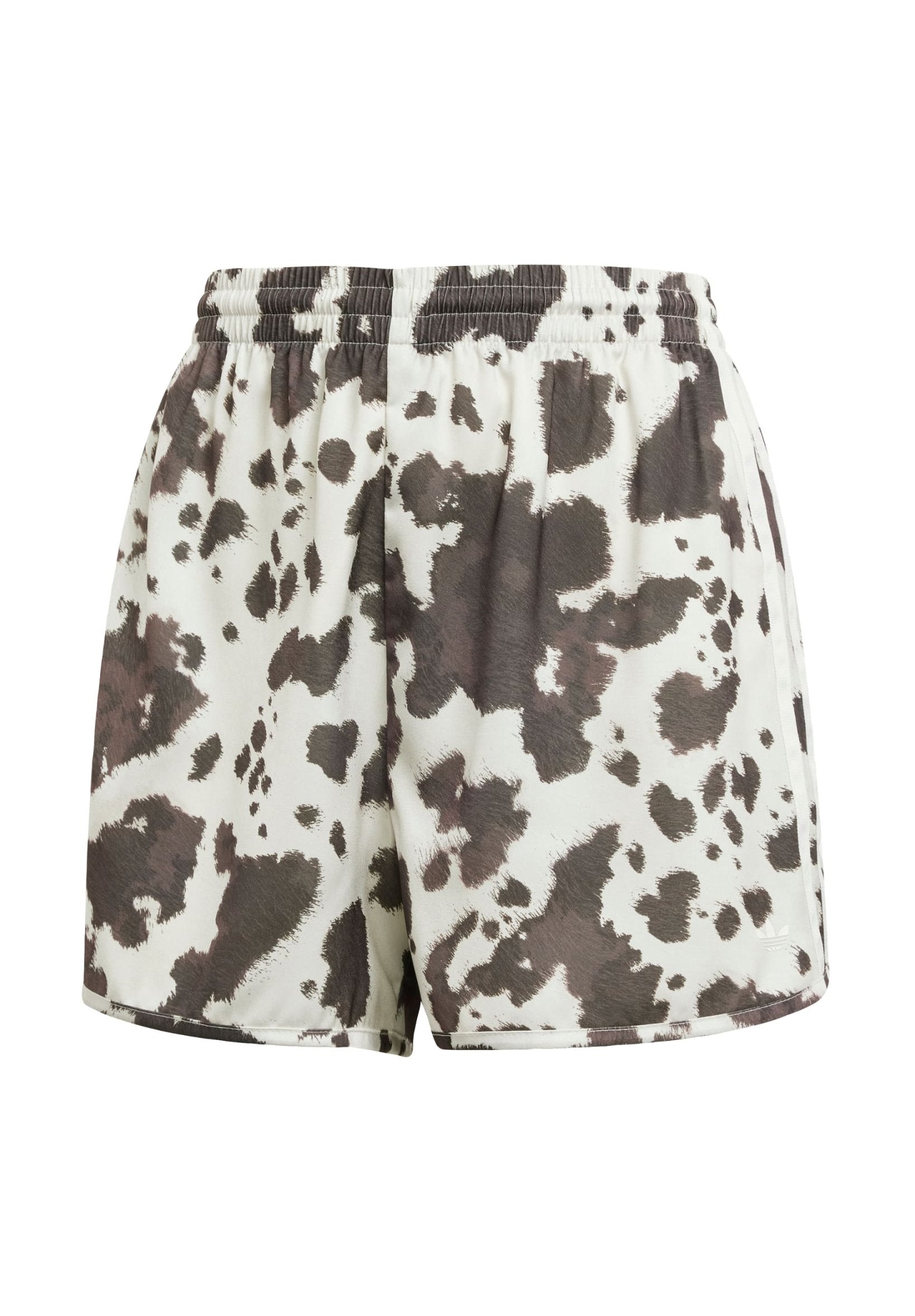 WIDE LEG COW PRINT SATIN - Shorts - multicolor off white