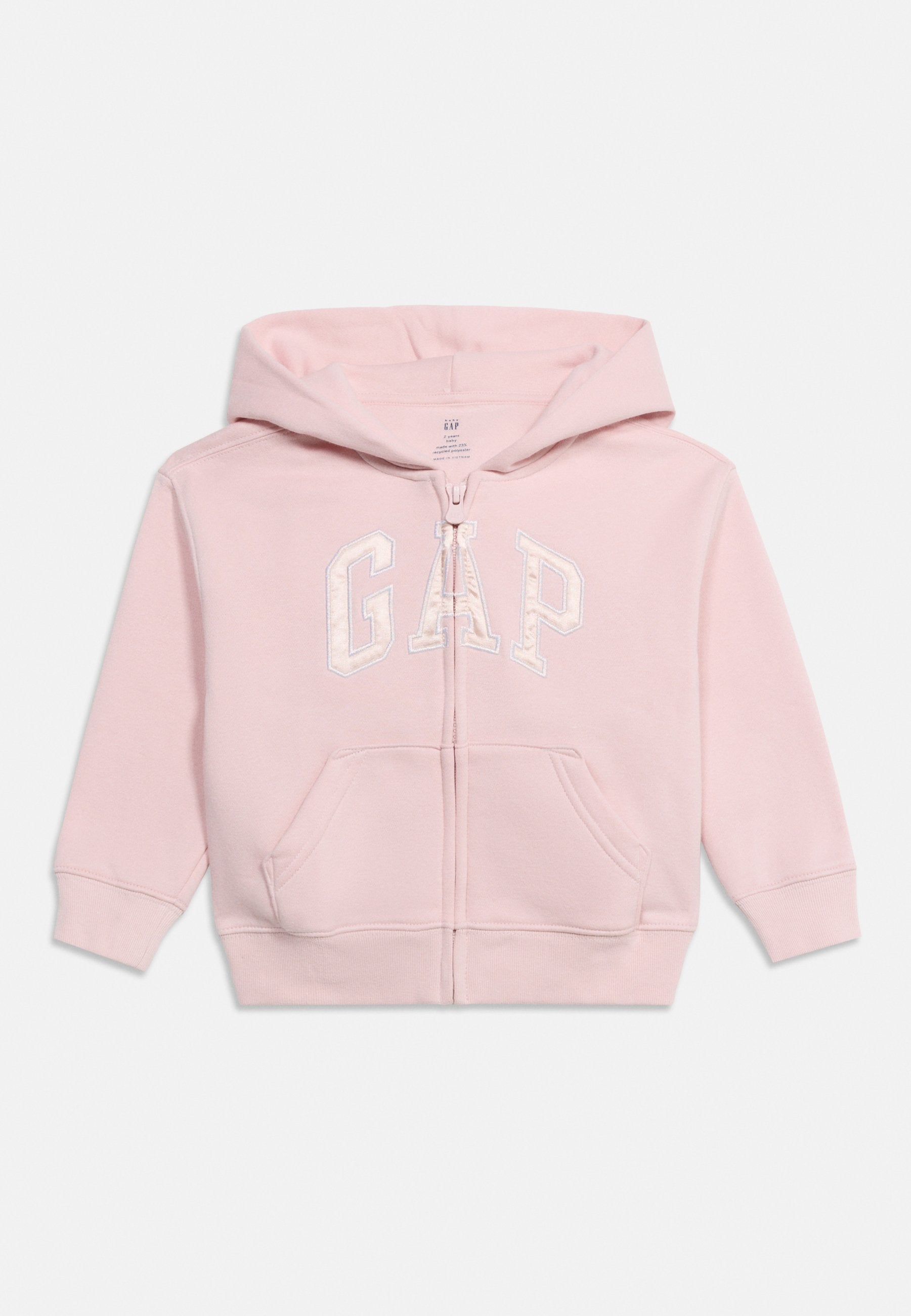 LOGO - Zip-up sweatshirt - misty rose