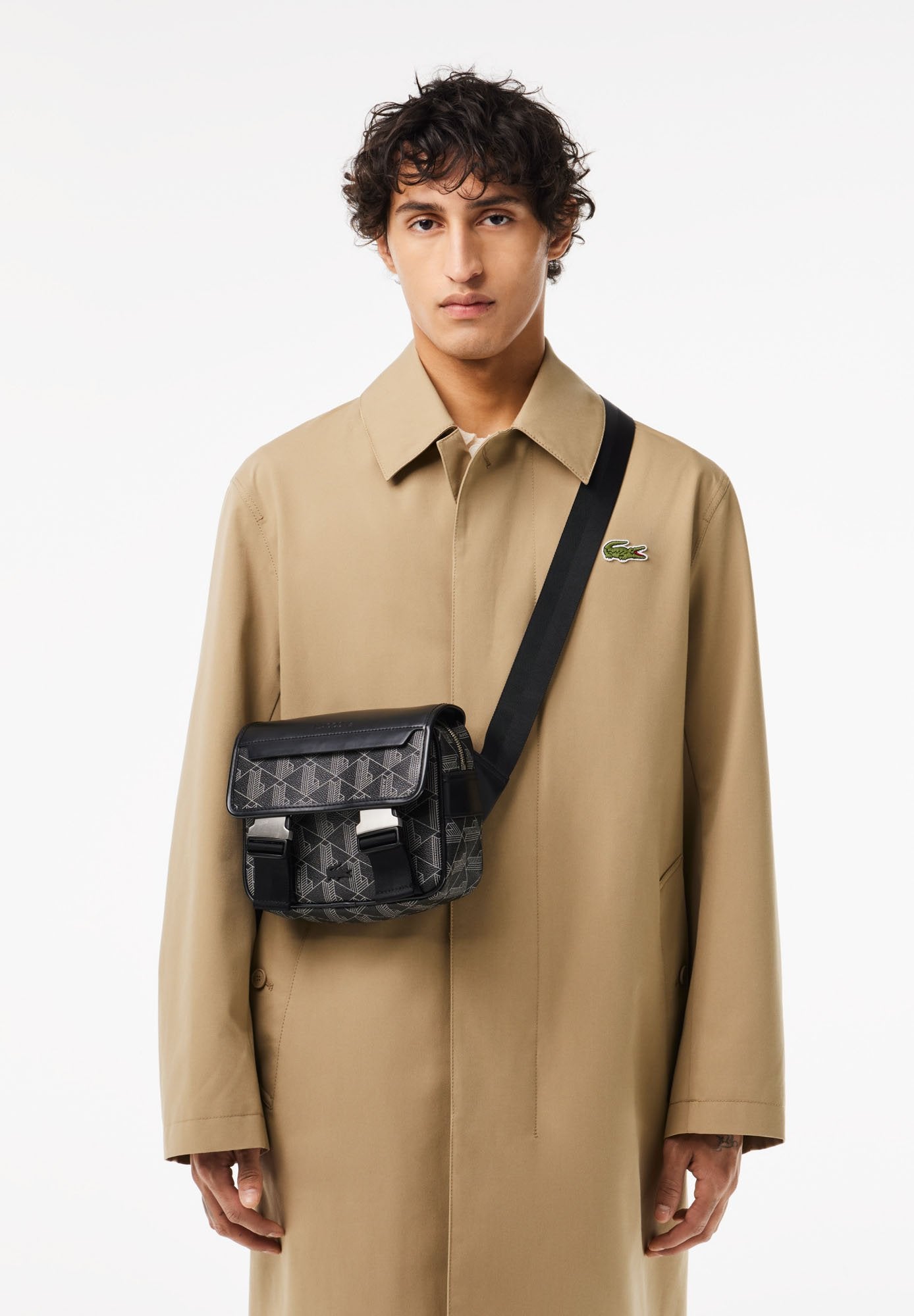 MESSENGER BAG - Cross body bag - noir gris