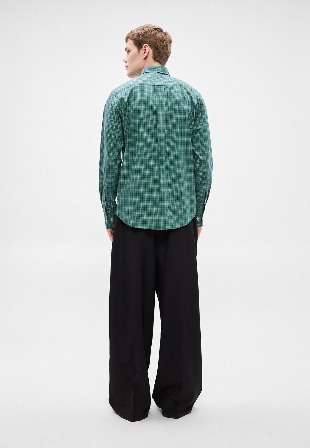 CHECK SHIRT - Shirt - green