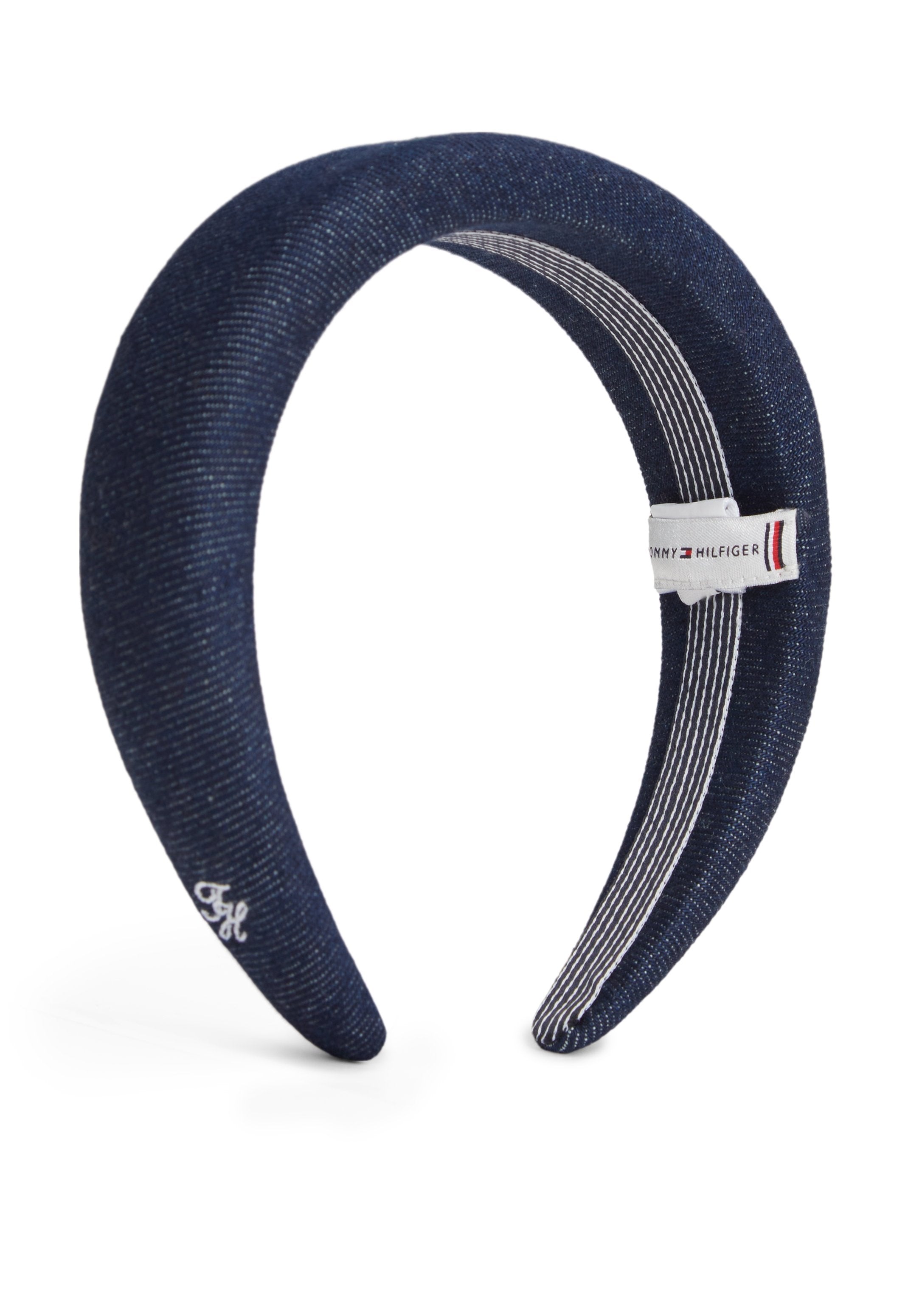 DENIM LOGO PADDED HEADBAND - Hair styling accessory - dark-blue denim