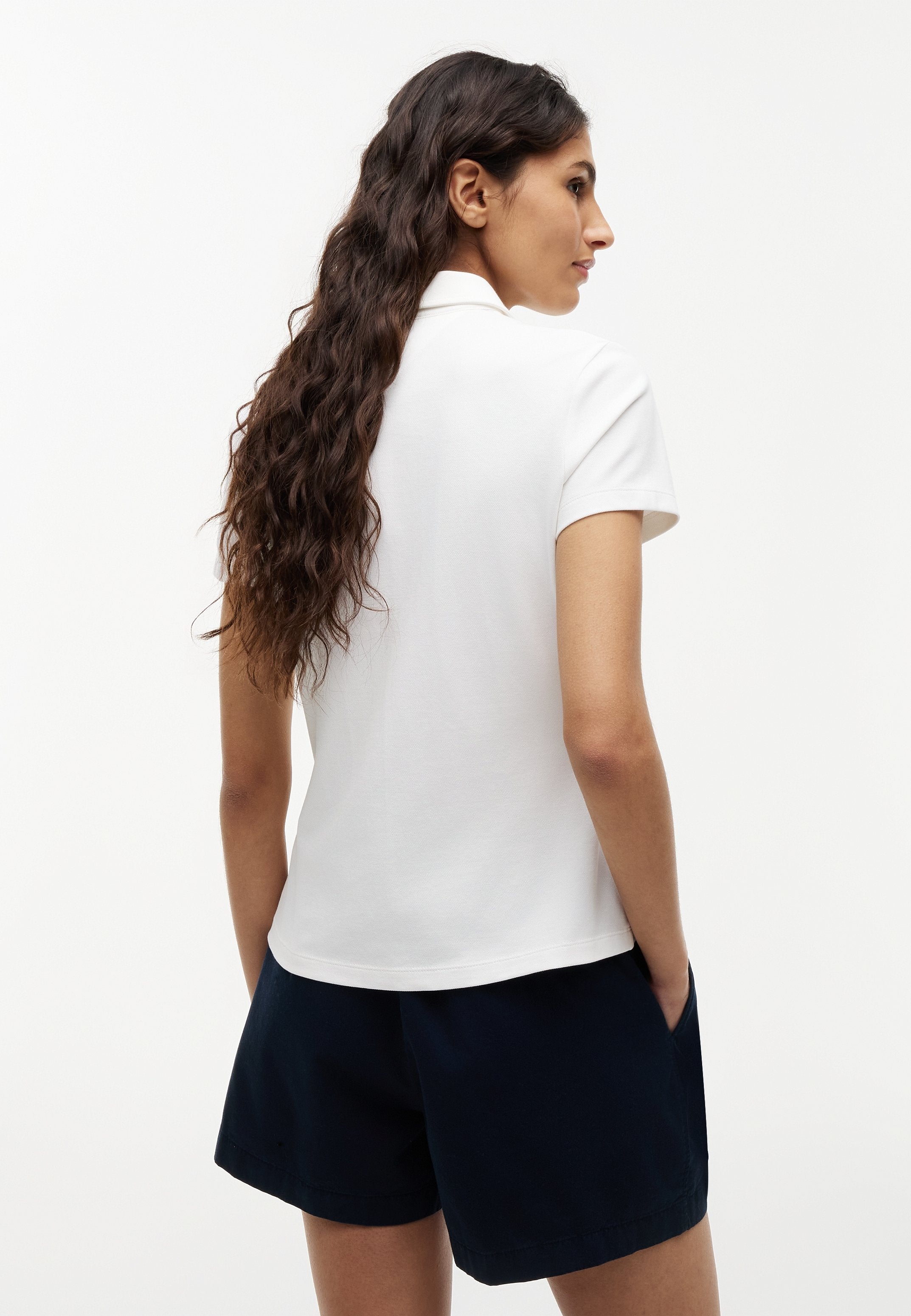 BUTTON DOWN - Button-down blouse - ecru