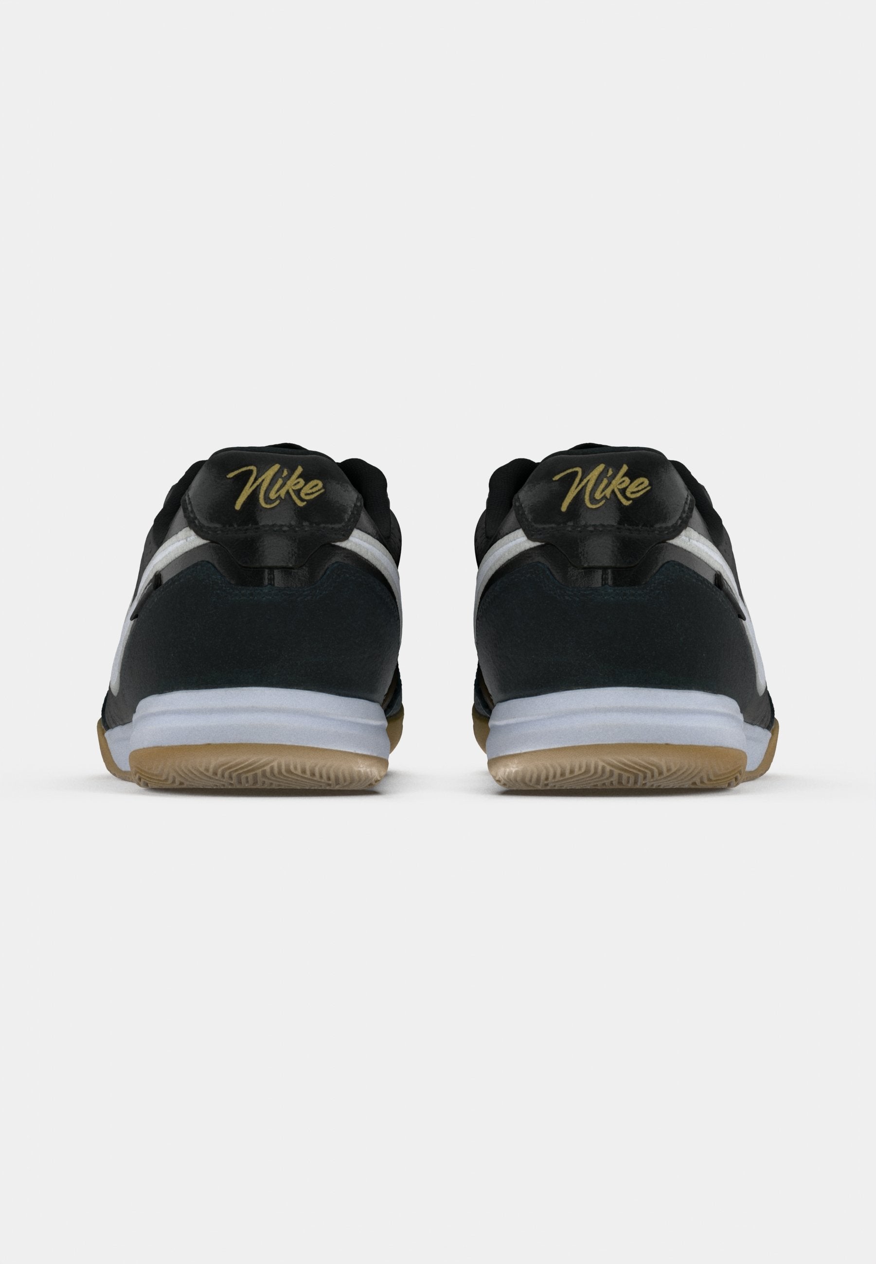 TIEMPO STREETGATO IC UNISEX - Salon futbolu ayakkabısı - siyah/beyaz