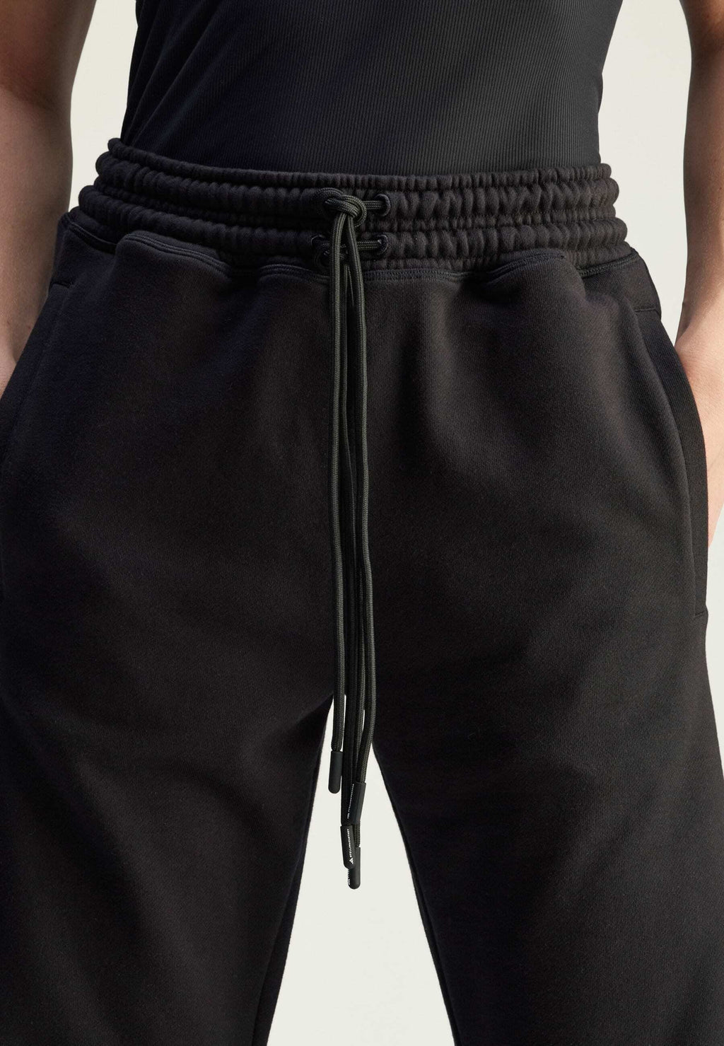 STRAIGHT - Tracksuit bottoms - black